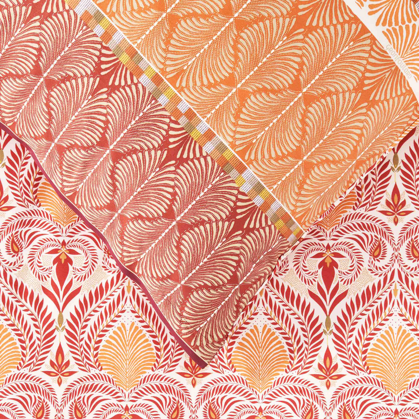 Bassetti Satin Bettwäsche NAIROBI | R1 Rot