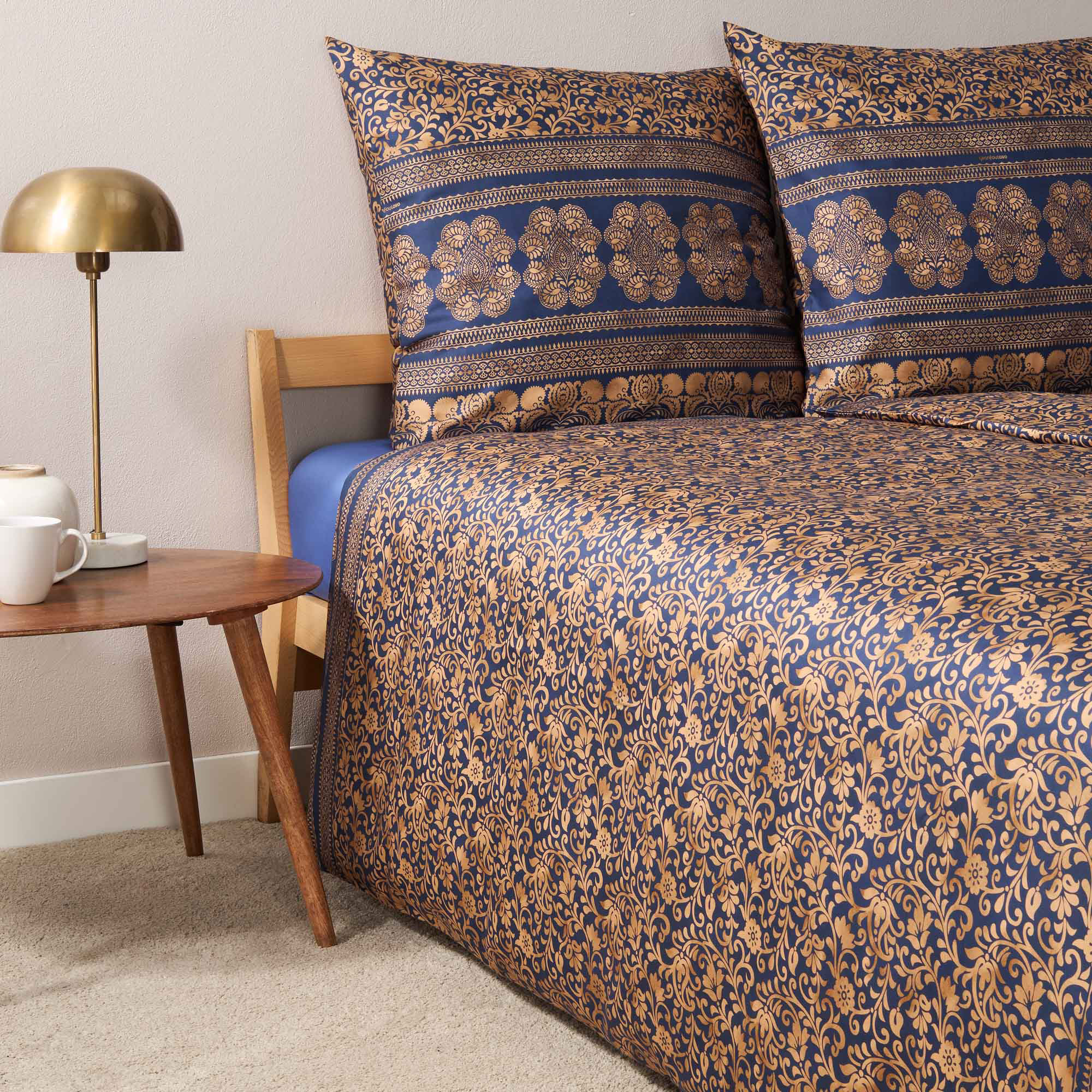 Bassetti Satin Bettwäsche TORCELLO | B1 Dunkelblau - 2