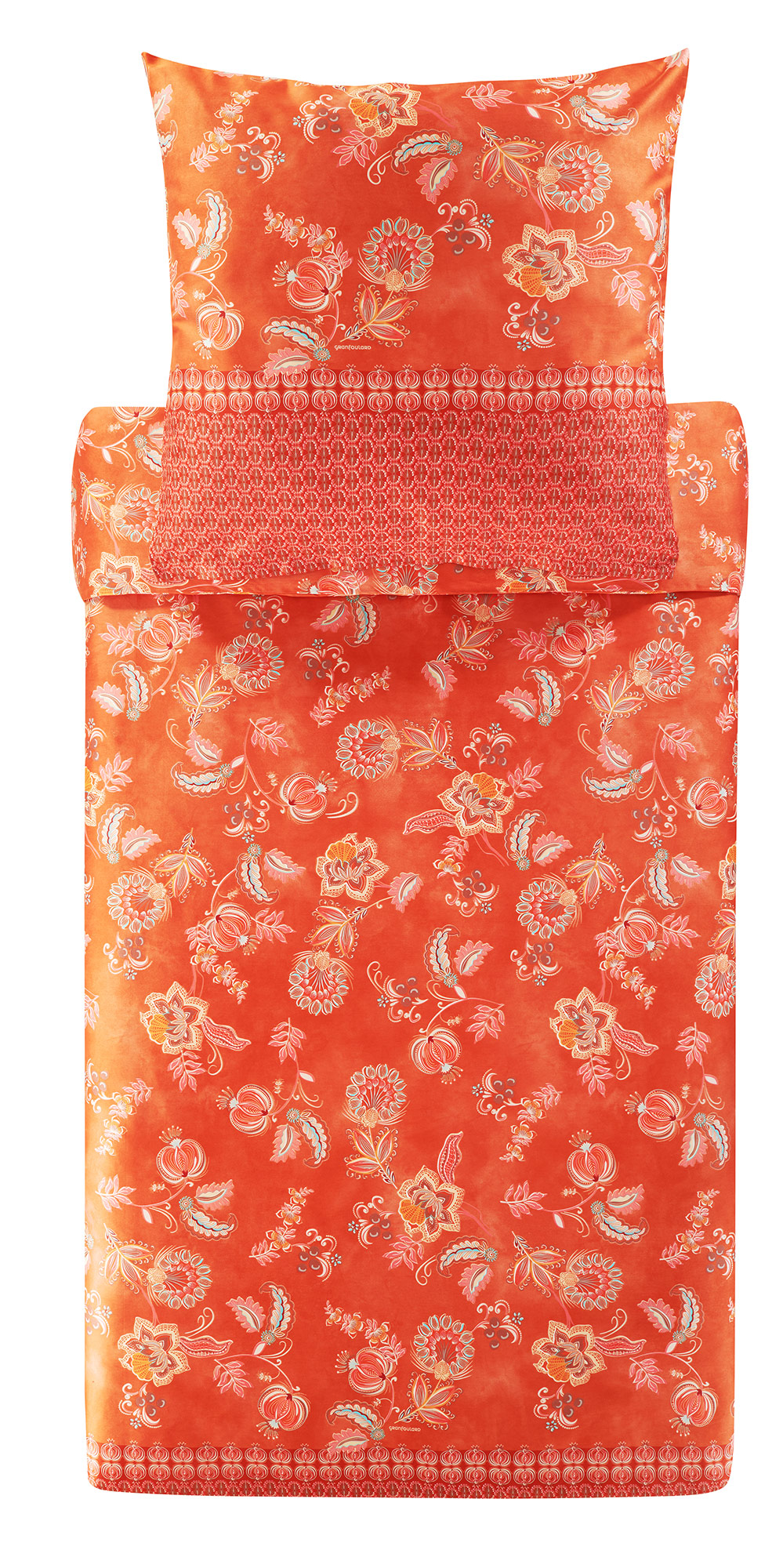 Bassetti Satin Bettwäsche CHIAIA | R1 Tangerine