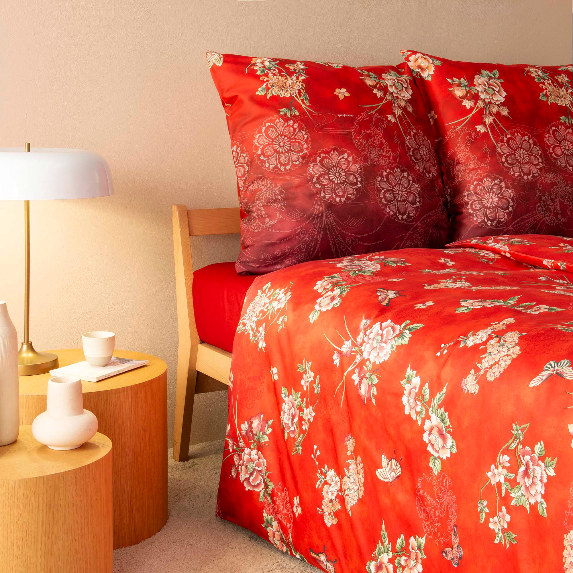 Bassetti Satin Bettwäsche ESPERIDI | R1 Rot AT