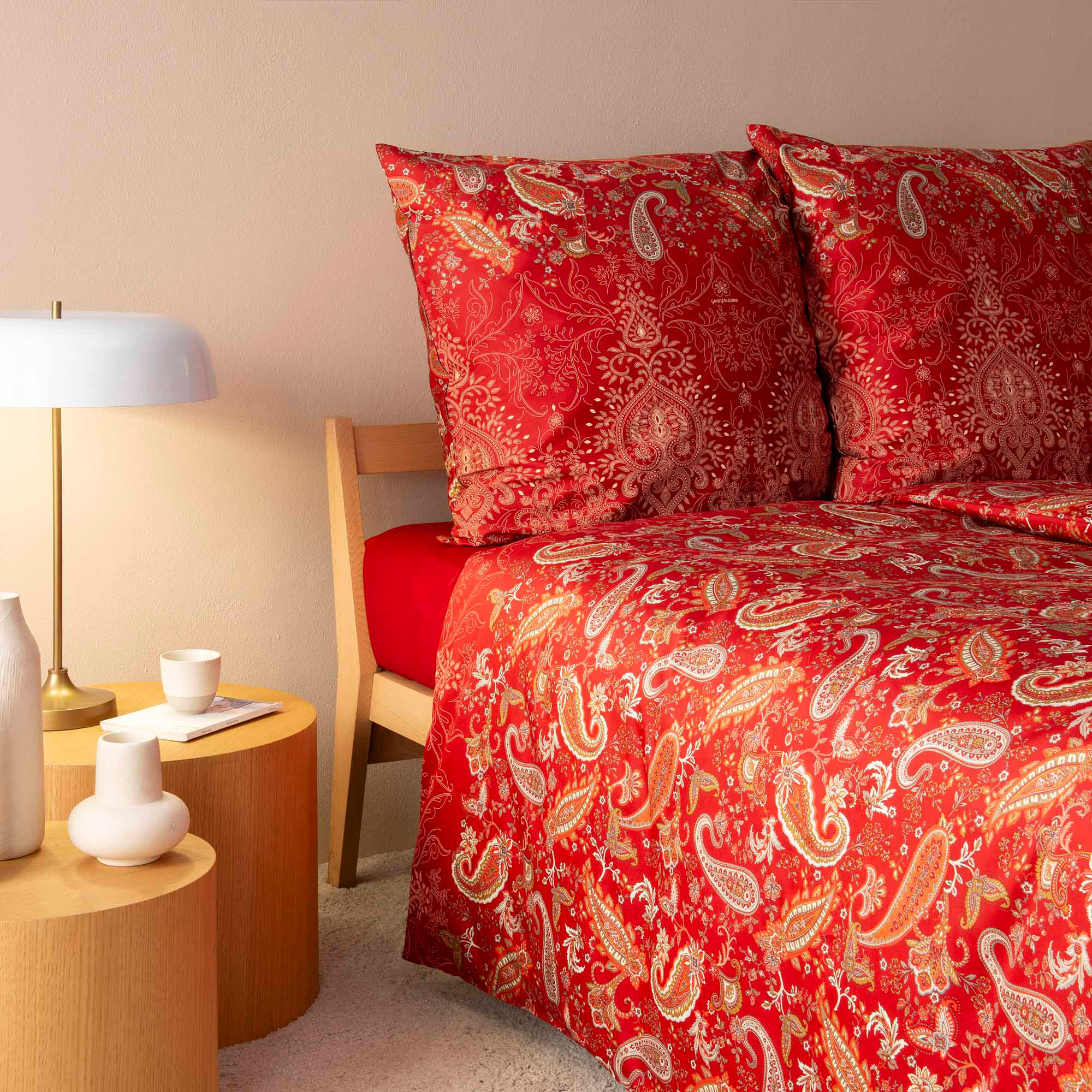 Bassetti Satin Bettwäsche MONNALISA | R1 Rot AT