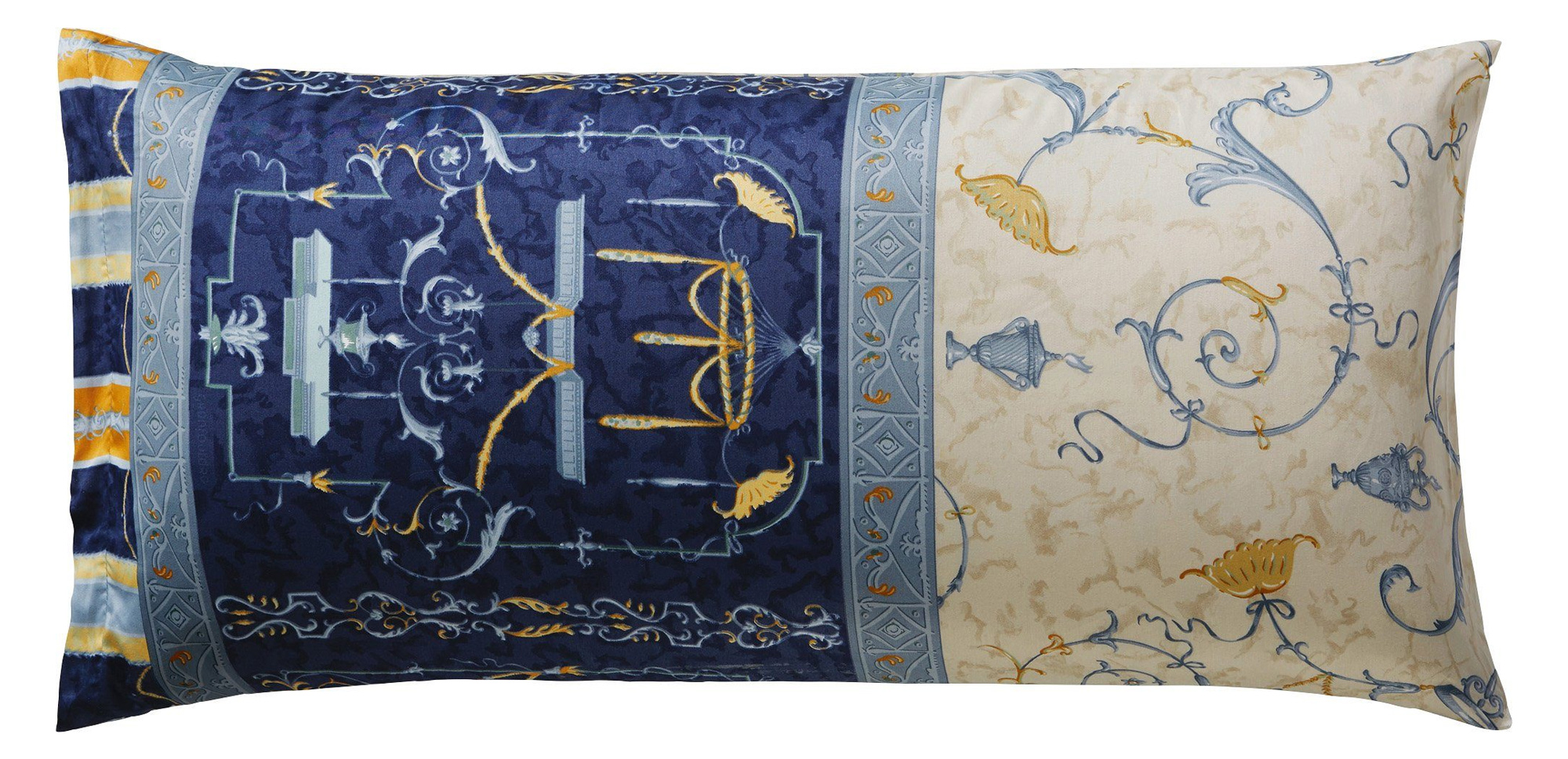 Bassetti Satin Kissenhülle zu BW OPLONTIS | V9 Blau