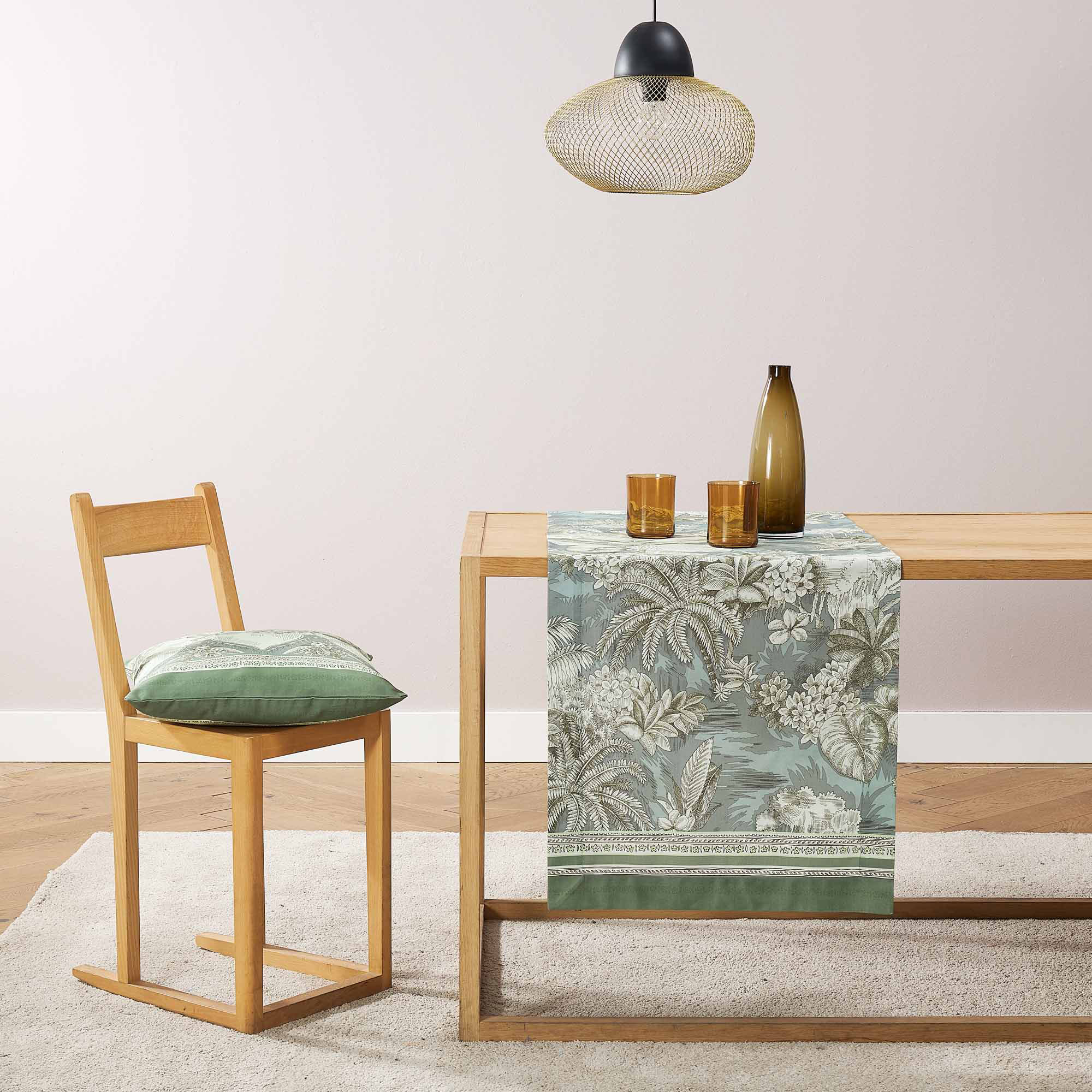 Bassetti Tischläufer Twill BOBOLI | V1 Verde