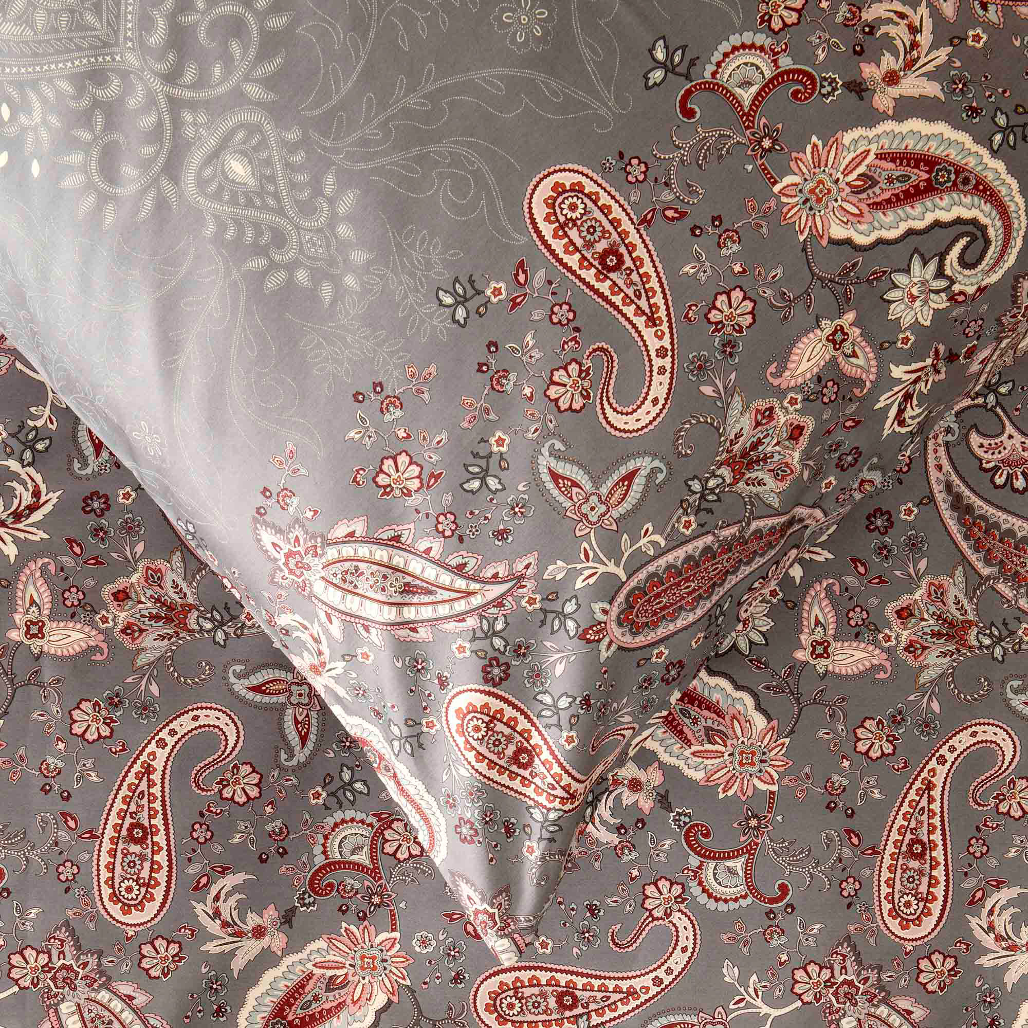 Bassetti Satin Bettwäsche MONNALISA | G1 Grau AT