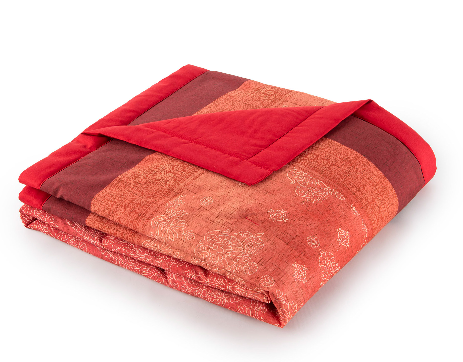 Bassetti Plaid KERALA | R1 Bordeaux 135 x 190