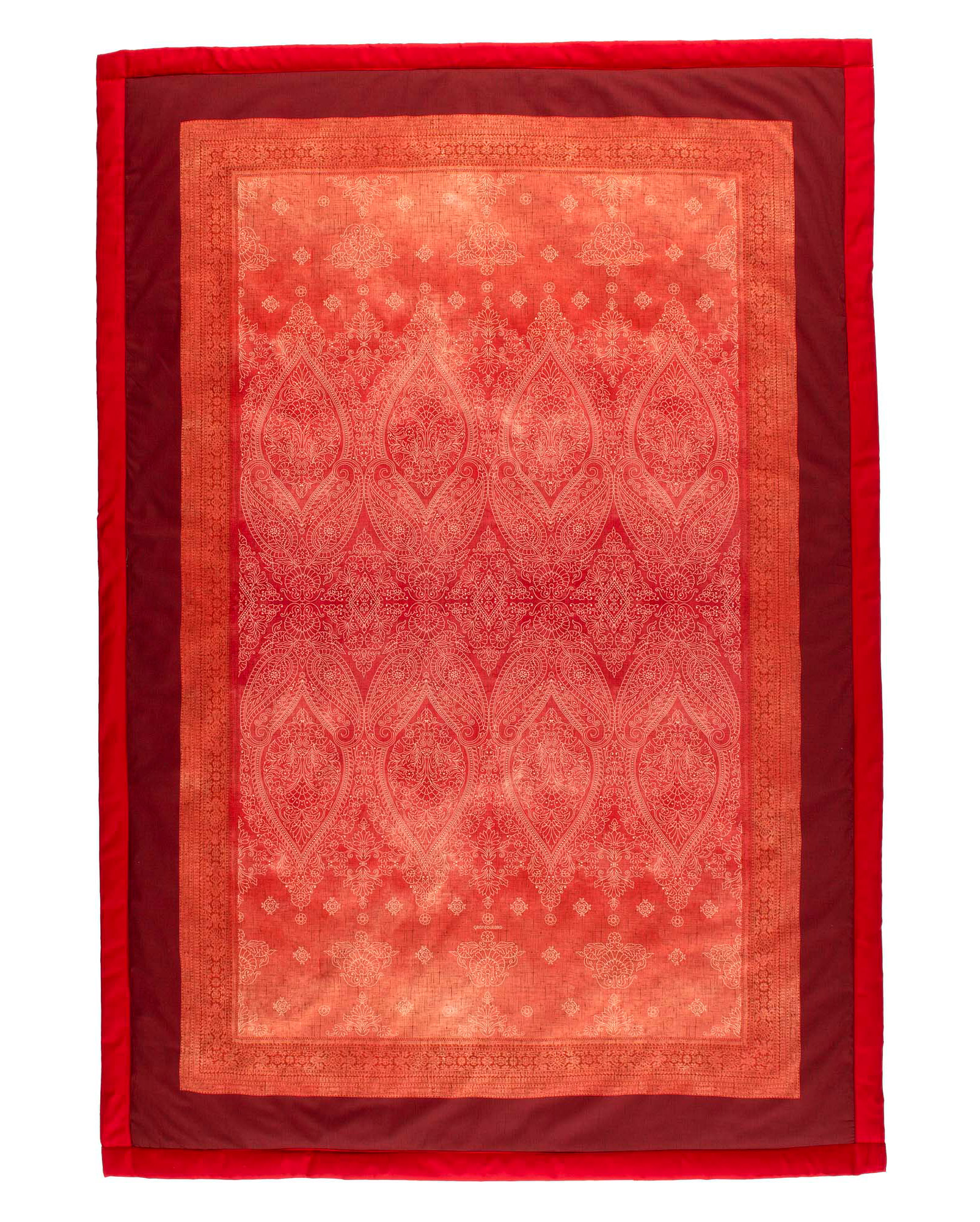 Bassetti Plaid KERALA | R1 Bordeaux 135 x 190