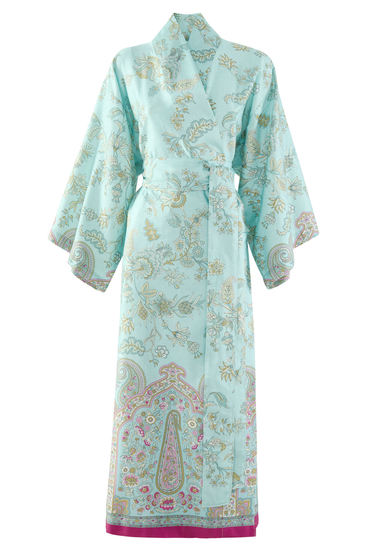 Bassetti Kimono INDIAN ROSES | T1 Turchese