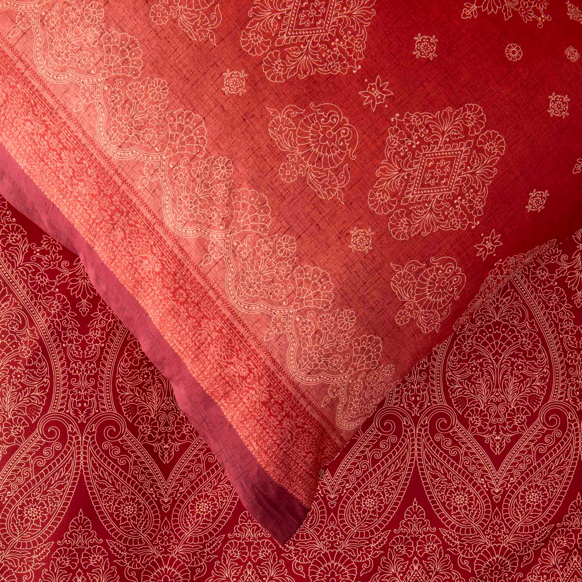 Bassetti Satin Bettwäsche KERALA | R1 Bordeaux AT