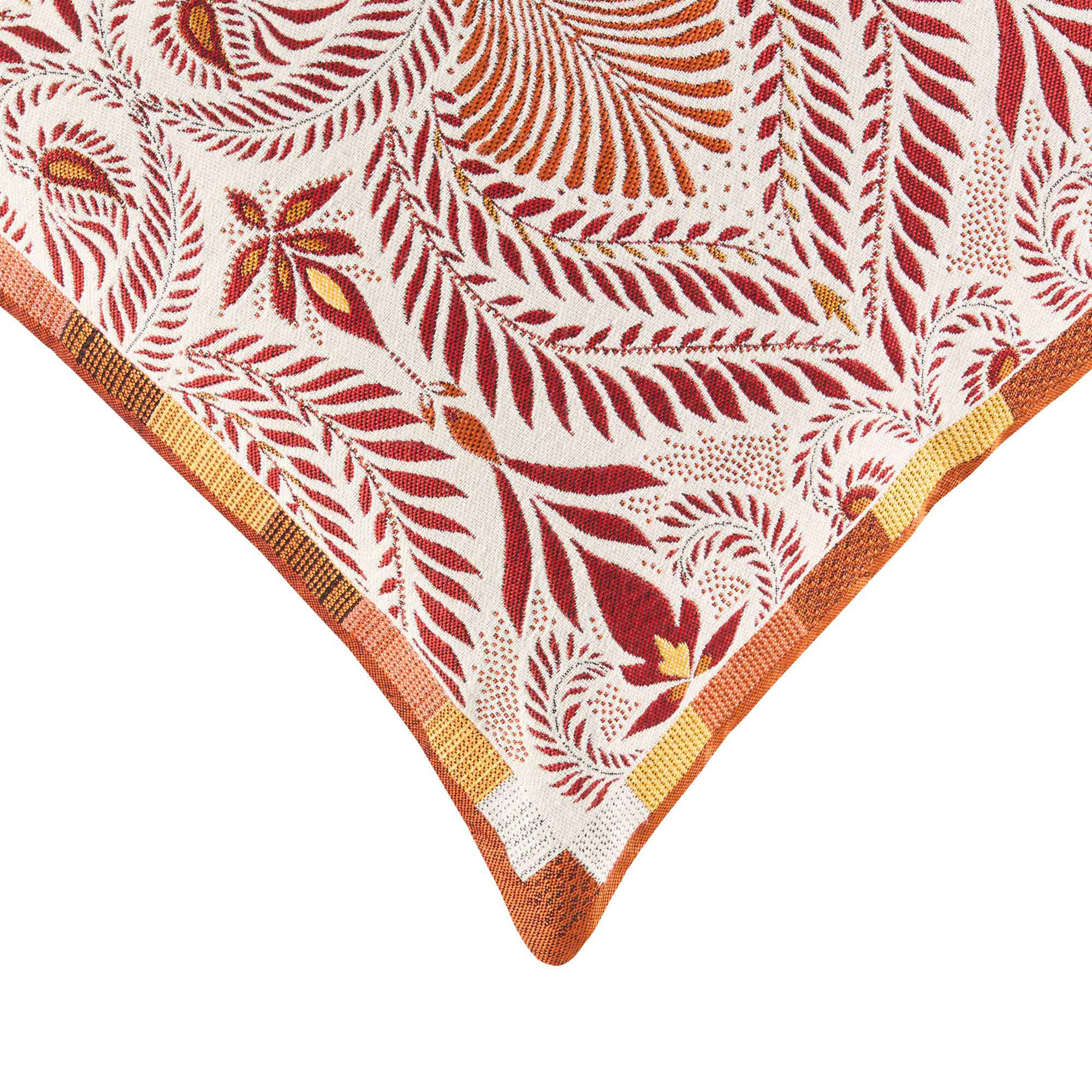 Bassetti Kissenhülle Jacquard NAIROBI | R1 Rot 45 x 45