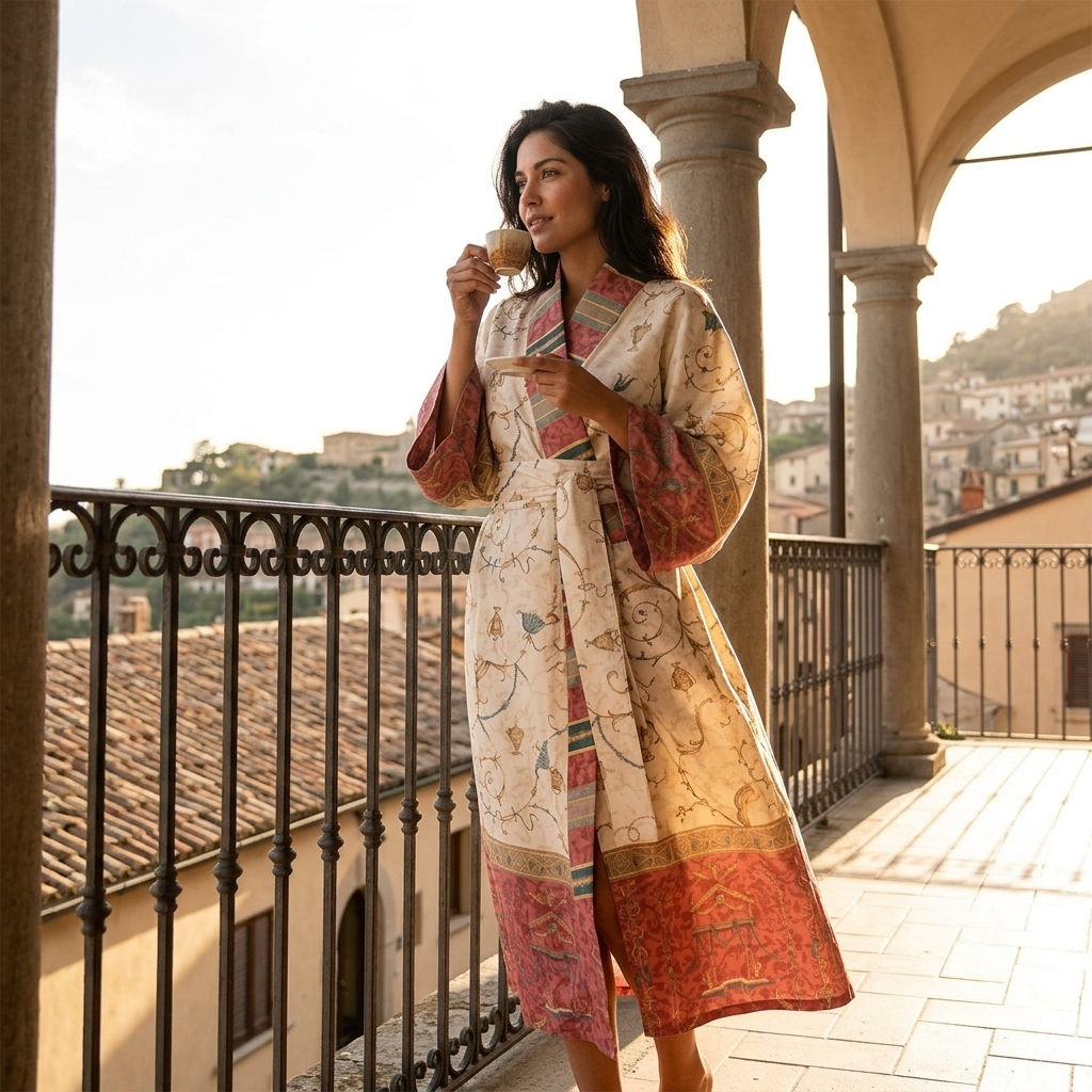 Bassetti Kimono OPLONTIS | V8 Rot