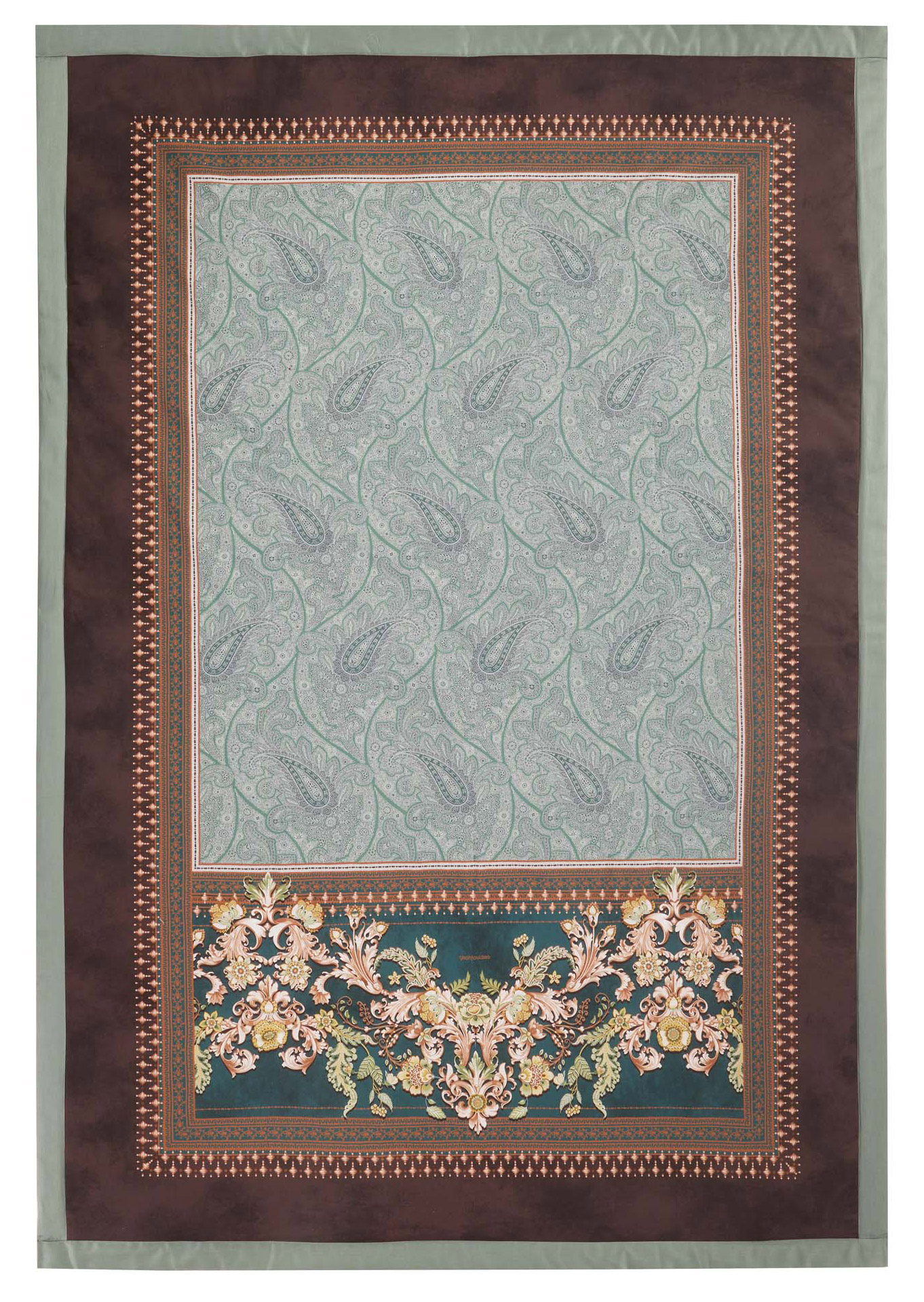 Bassetti Plaid TUSCANIA | V1 Grün 135 x 190