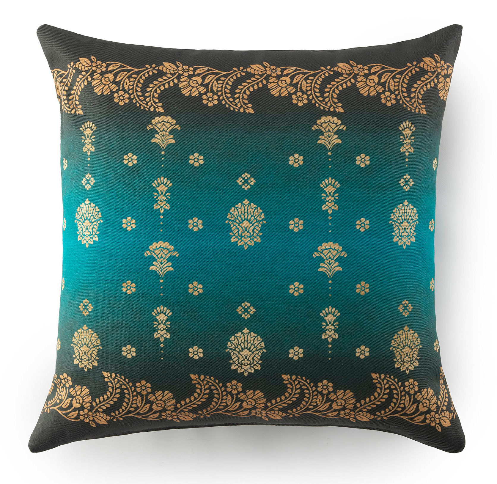 Bassetti Kissenhülle Twill GOLD DECOR | V1 Smaragdgrün 40 x