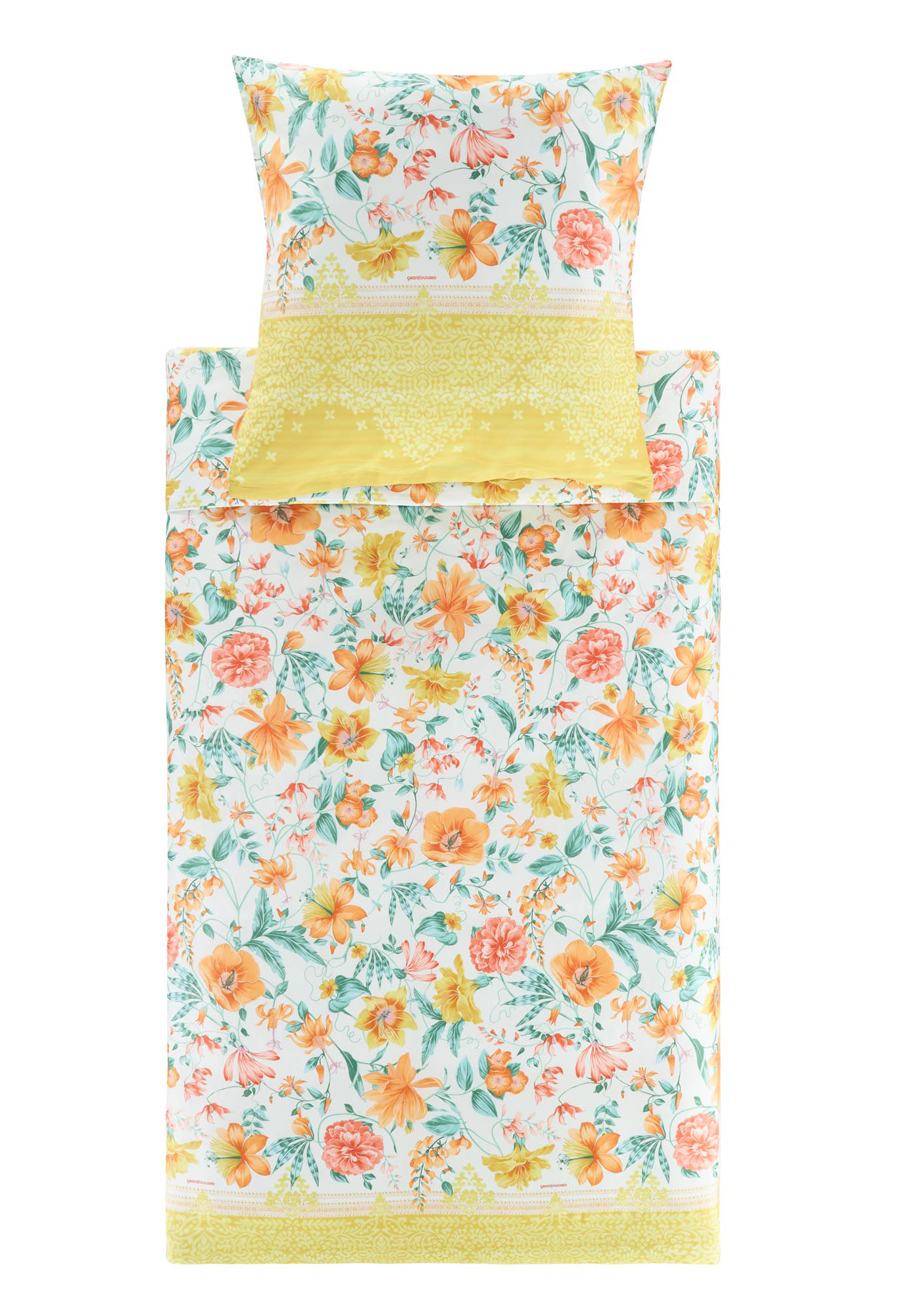 Bassetti Satin Bettwäsche CASABLANCA | Y1 Gelb