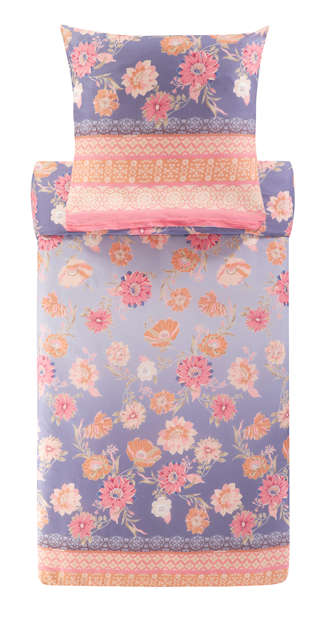 Bassetti Satin Bettwäsche POSILLIPO | L1 Lavendel