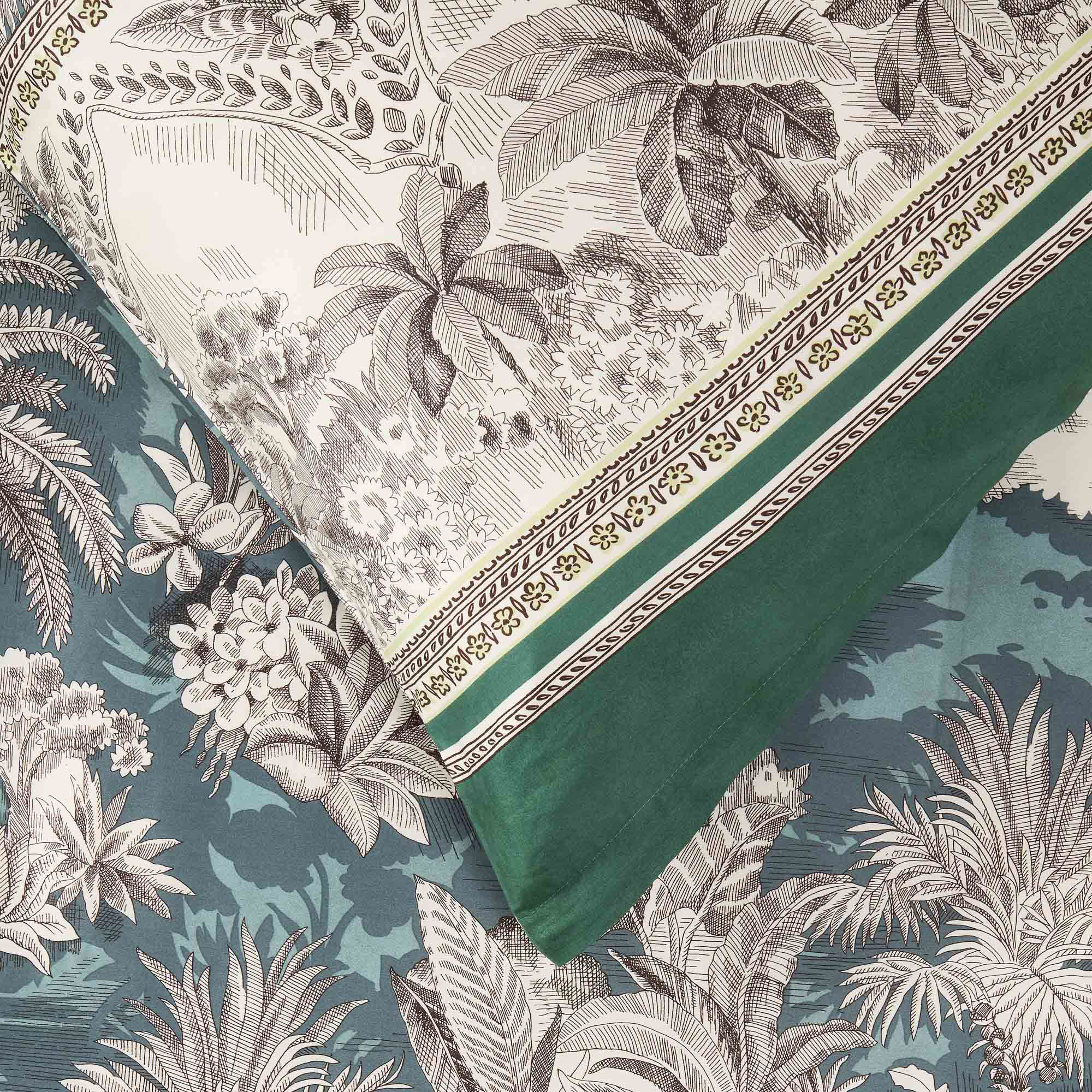 Bassetti Satin Bettwäsche BOBOLI | V1 Grün