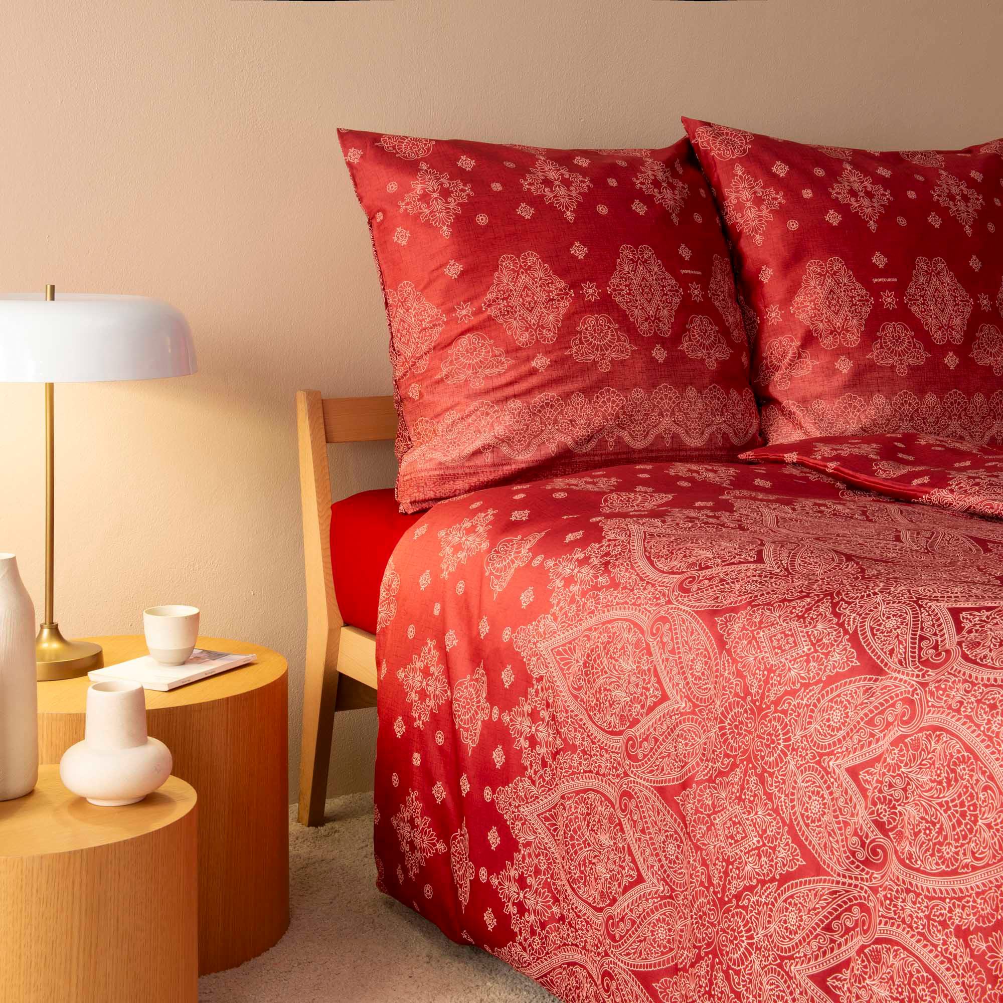 Bassetti Satin Bettwäsche KERALA | R1 Bordeaux