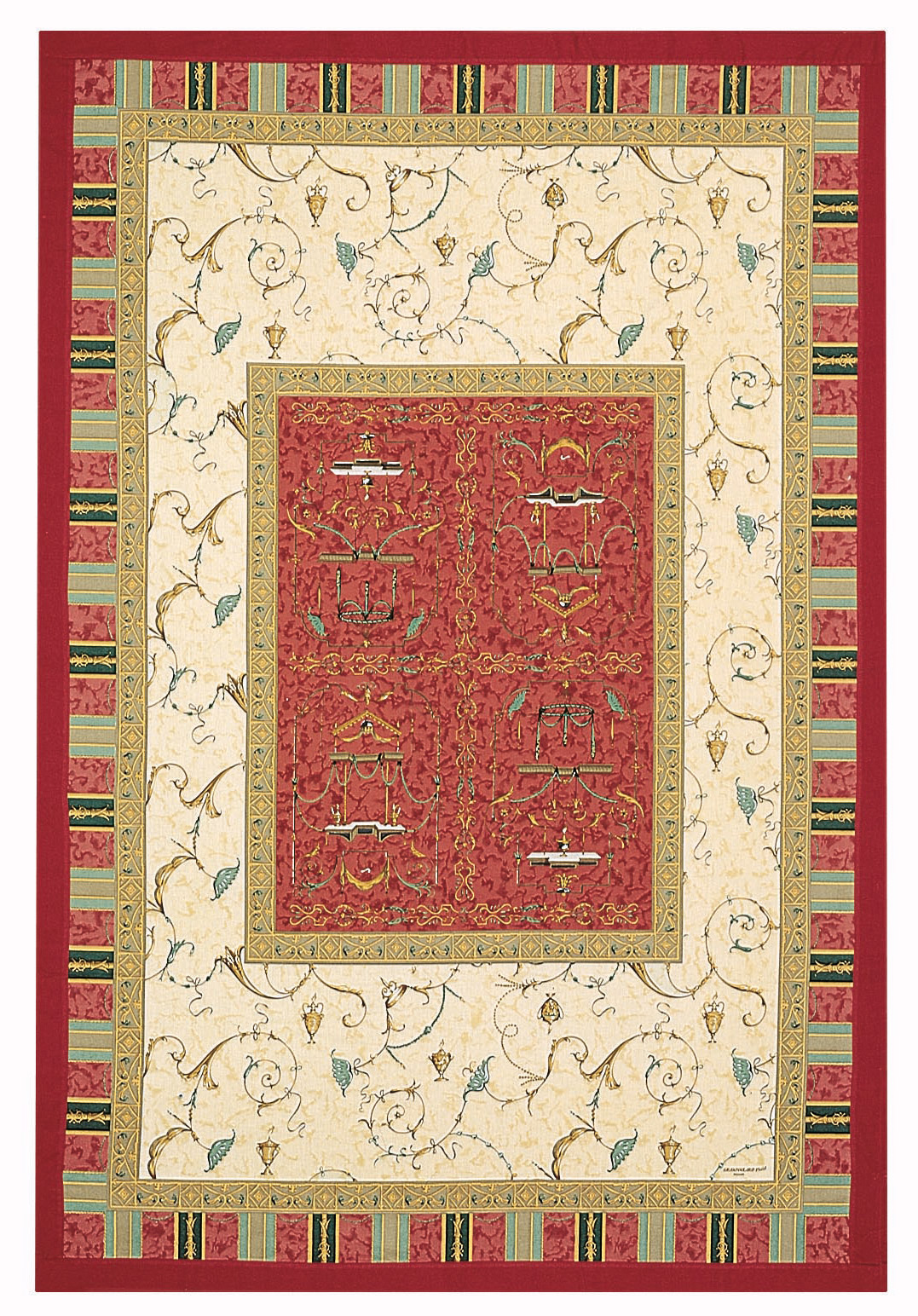 Bassetti Plaid OPLONTIS | V8 Rot 135 x 190