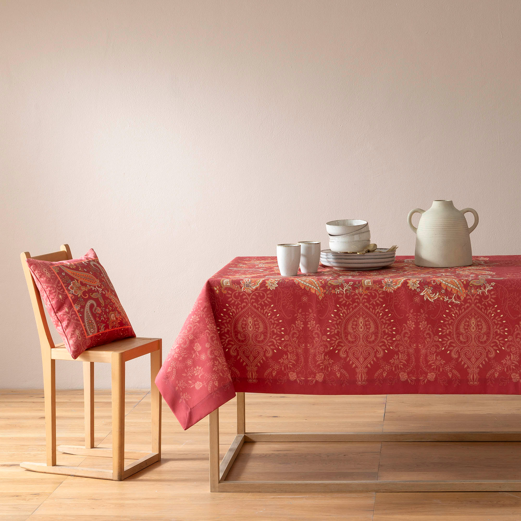 Bassetti Tischdecke Twill MONNALISA | R1 Rot