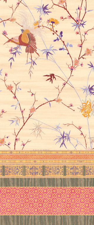 Bassetti Plaid FONG | V2 Beige 135 x 190