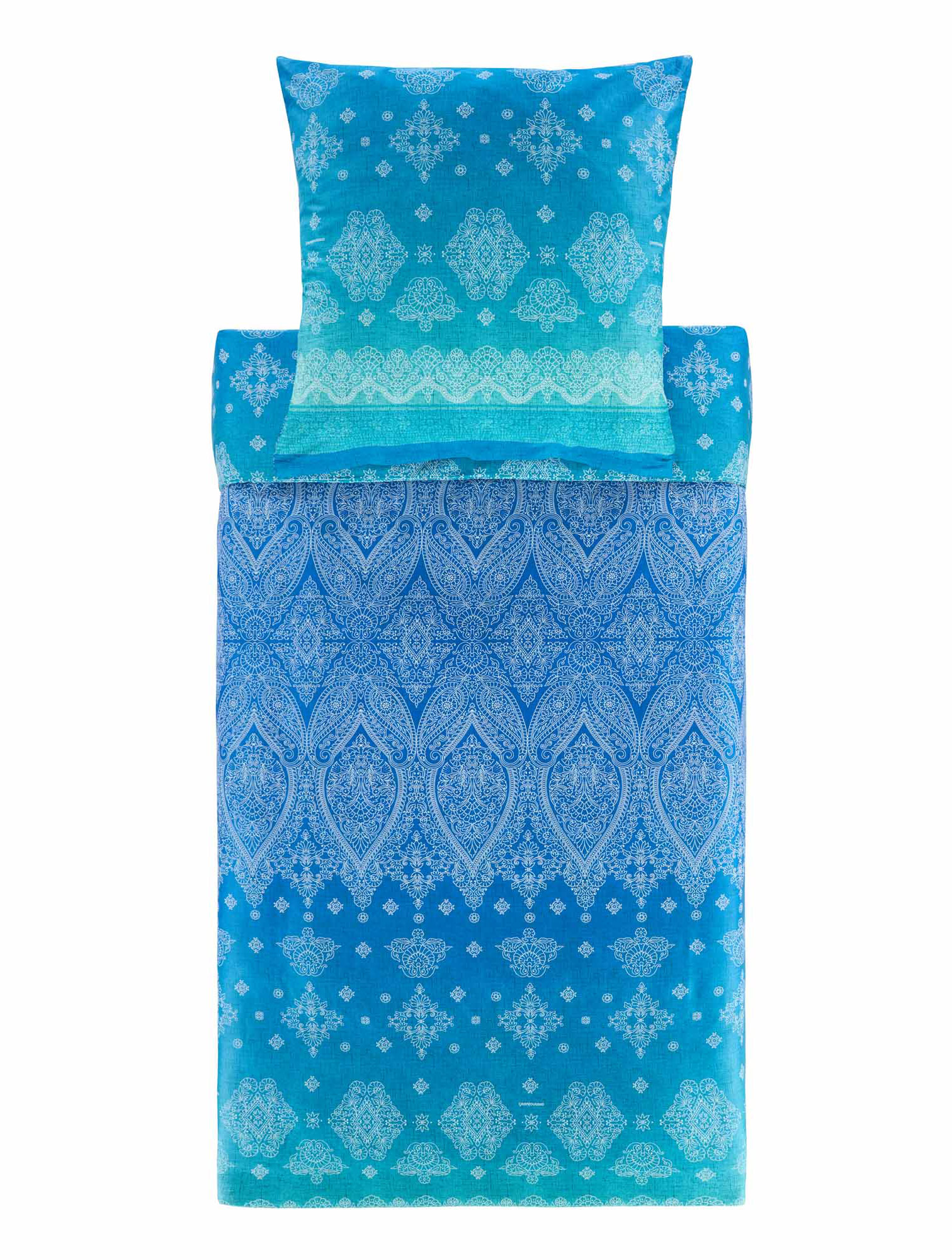 Bassetti Satin Bettwäsche KERALA | B1 Blau CH