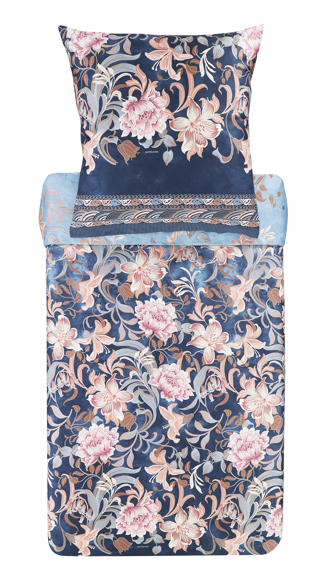 Bassetti Satin Bettwäsche VERONA | B1 Blau