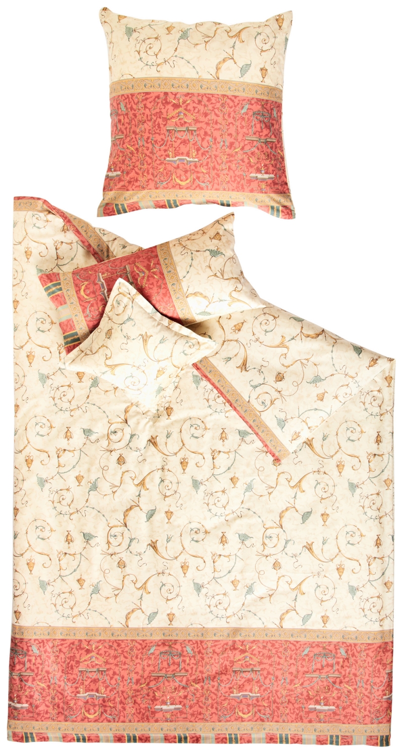 Bassetti Satin Bettwäsche OPLONTIS | V8 Rot