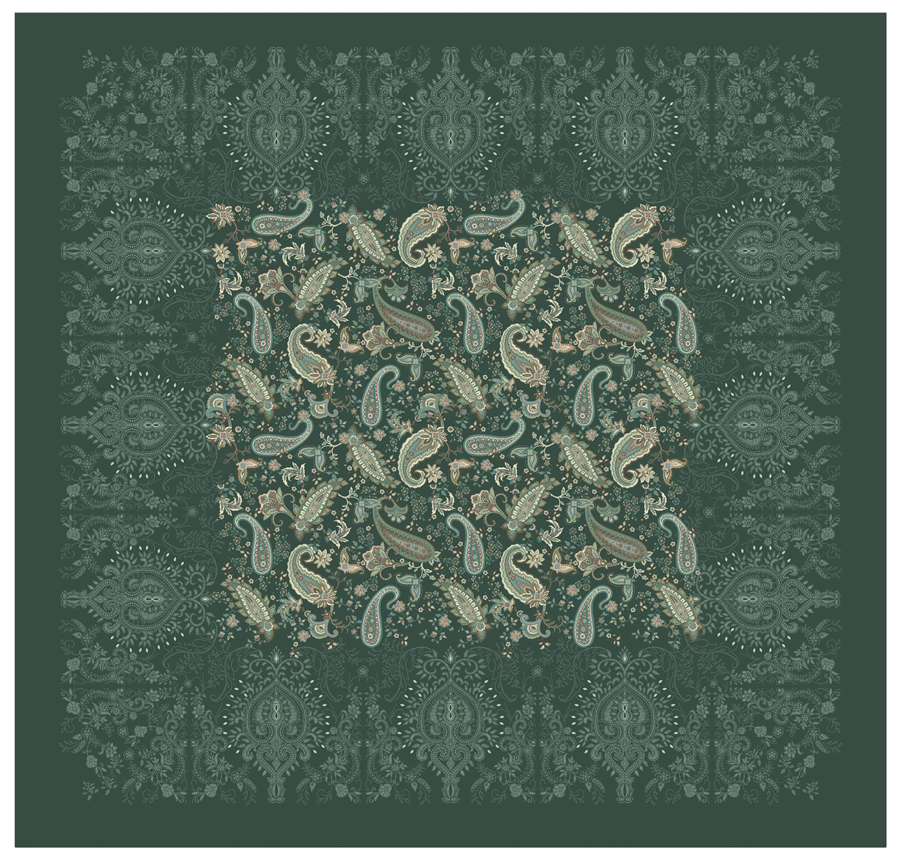 Bassetti Tischdecke Twill MONNALISA | V1 Grün