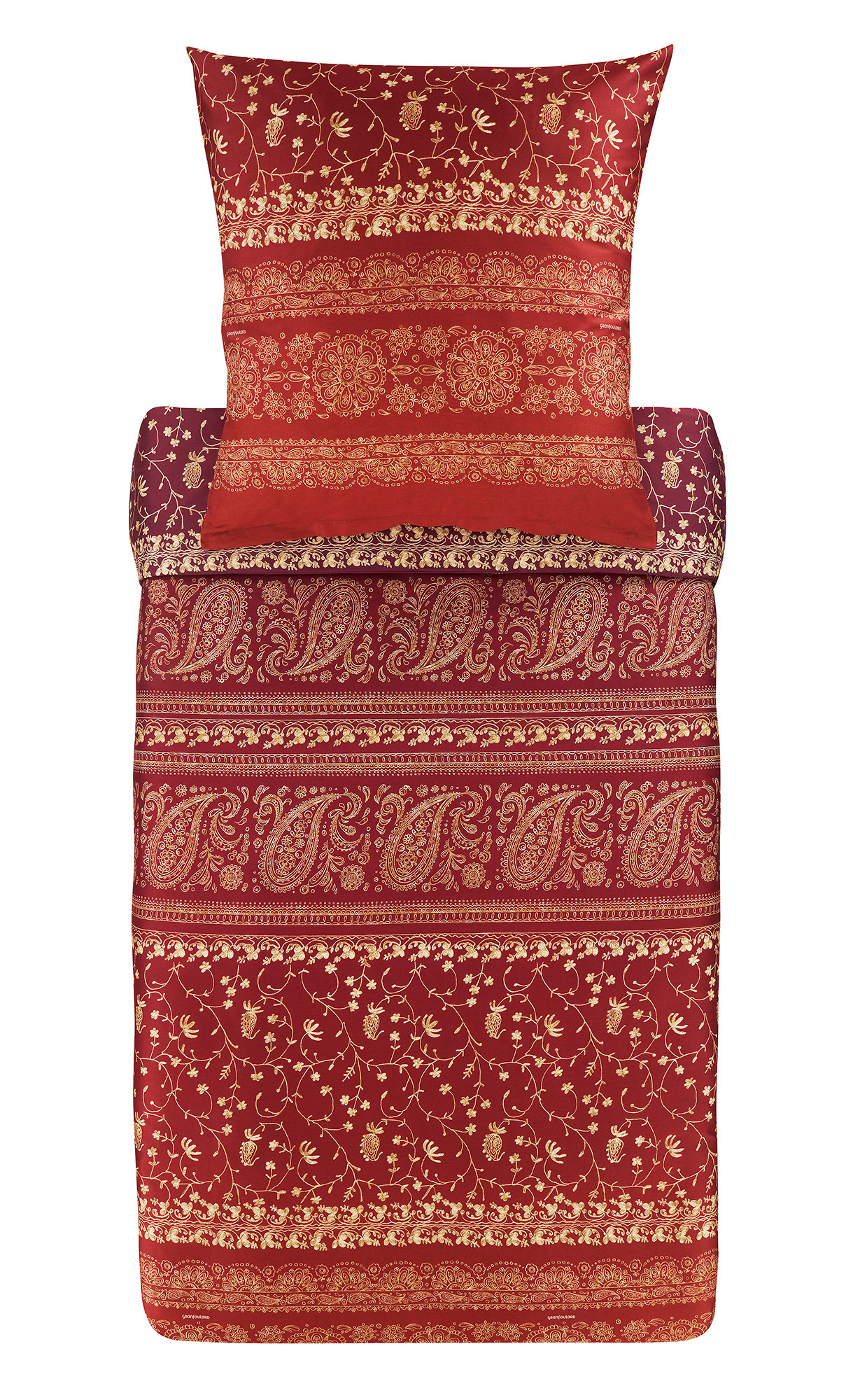 Bassetti Satin Bettwäsche BRENTA | R1 Rubinrot