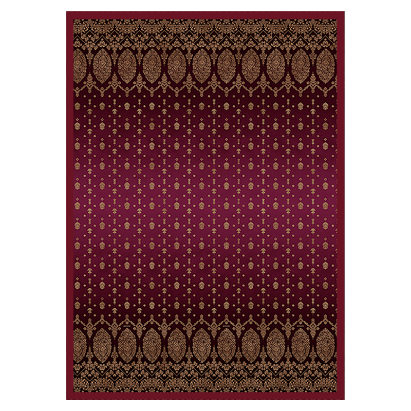 Bassetti Plaid GOLD DECOR | R1 Bordeaux