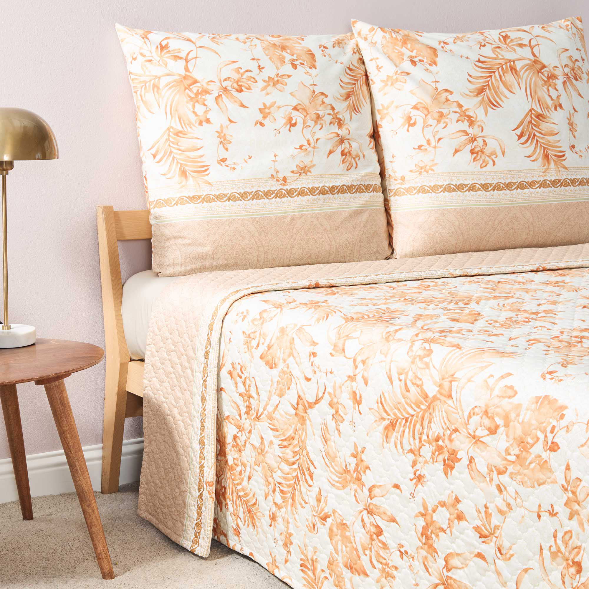 Bassetti Tagesdecke IBISCUS TATTOO | 41 Karamell