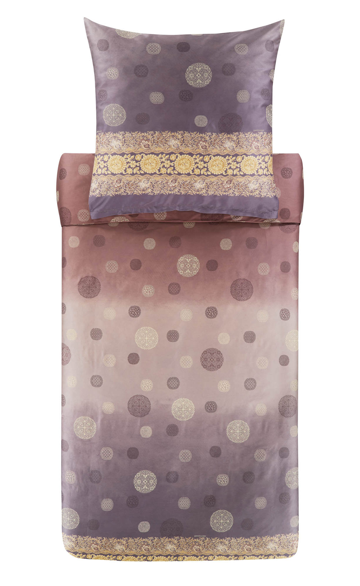 Bassetti Satin Bettwäsche PALLAVICINO | G1 Grau