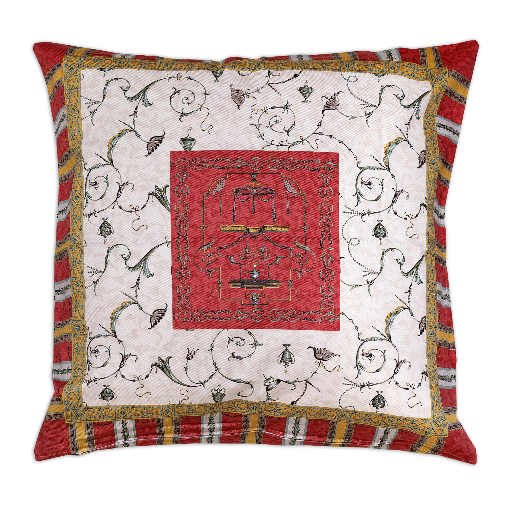 Bassetti Kissenhülle Twill OPLONTIS | RB Rot 60 x 60