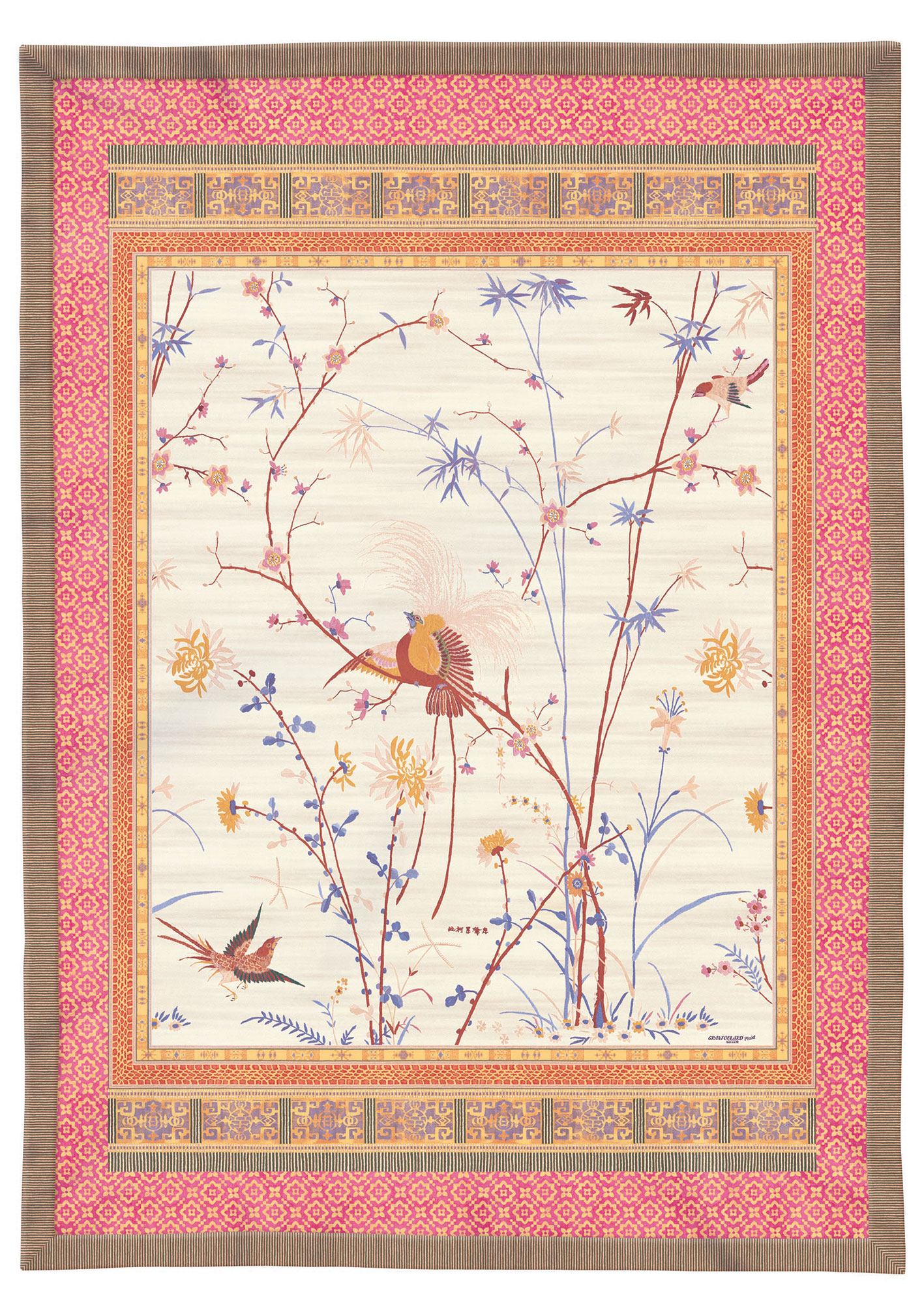Bassetti Plaid FONG | V2 Beige 135 x 190