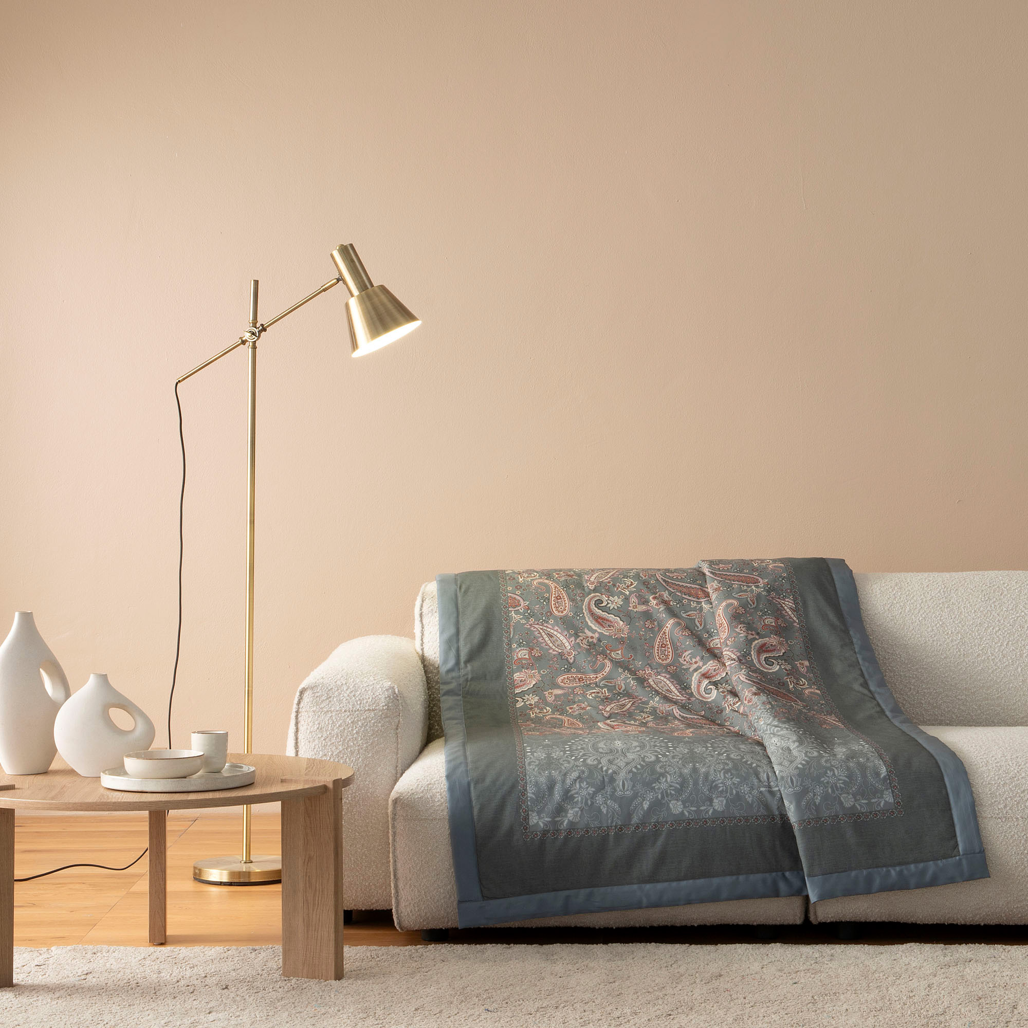 Bassetti Plaid MONNALISA | G1 Grau 135 x 190