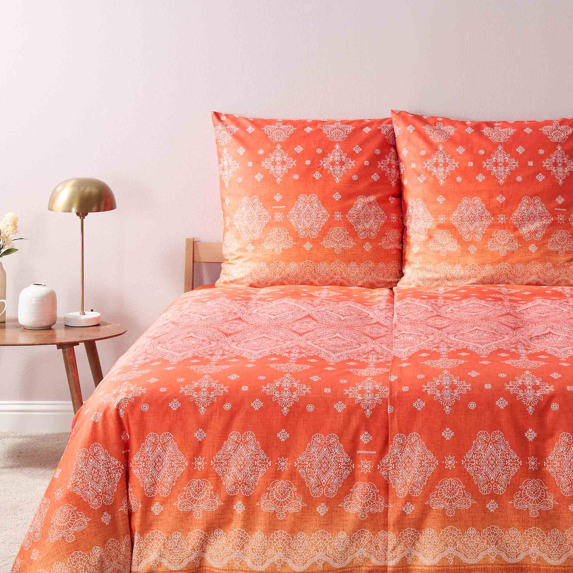 Bassetti Satin Bettwäsche KERALA | O1 Orange CH