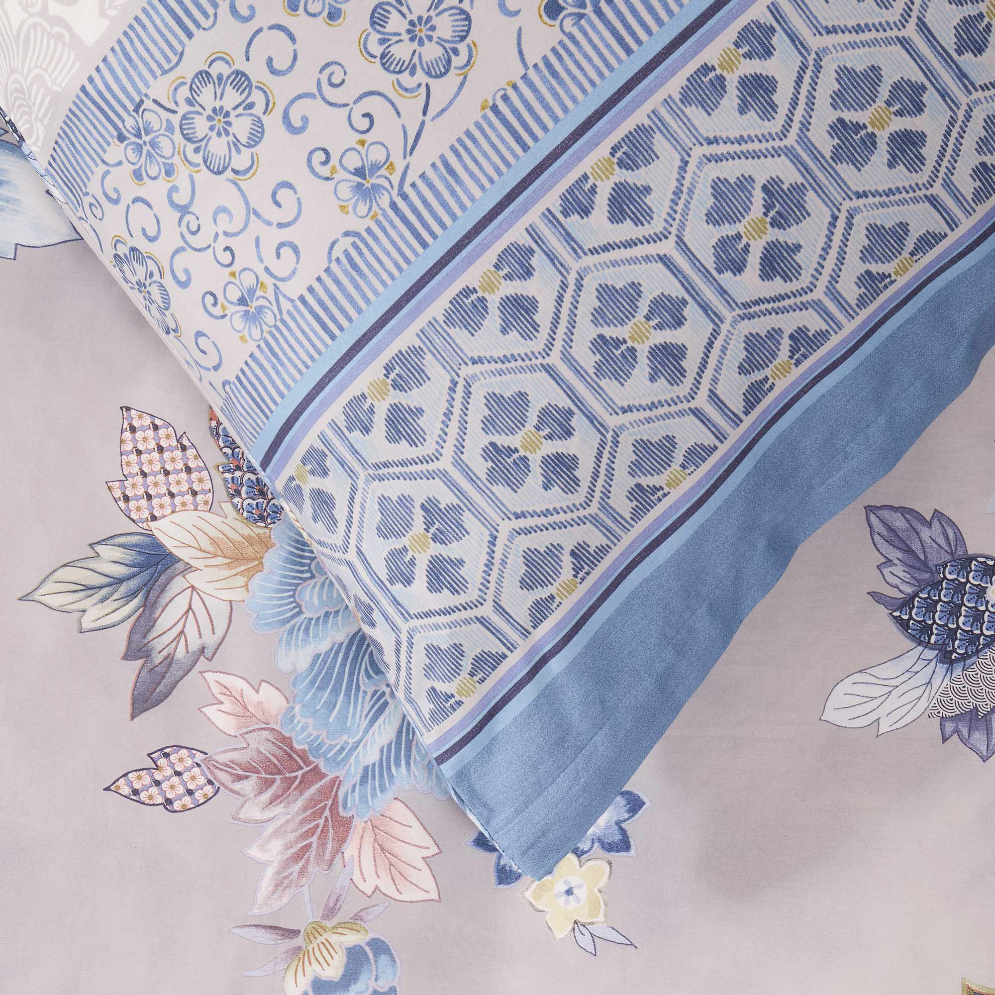 Bassetti Satin Bettwäsche HANAMI | G1 Perlgrau