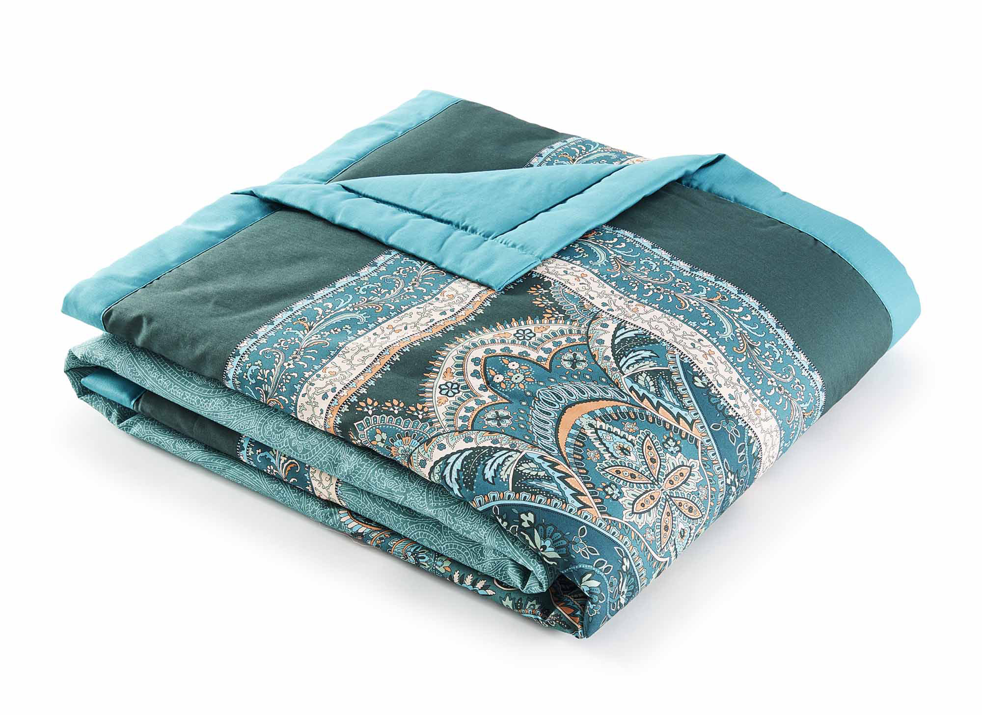 Bassetti Plaid SABBIONETA | V1 Grün 135 x 190