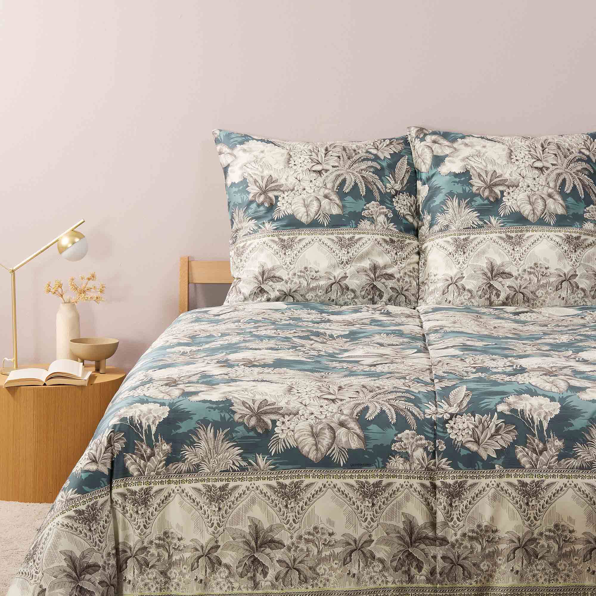 Bassetti Satin Bettwäsche BOBOLI | V1 Grün