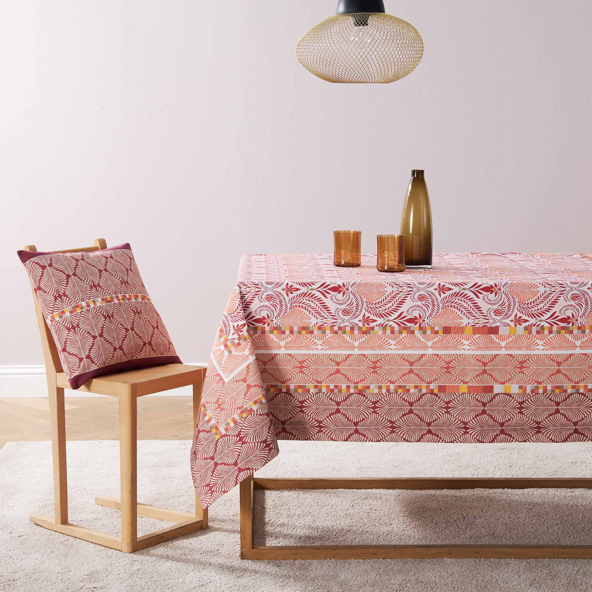 Bassetti Tischdecke Twill NAIROBI | R1 Rot