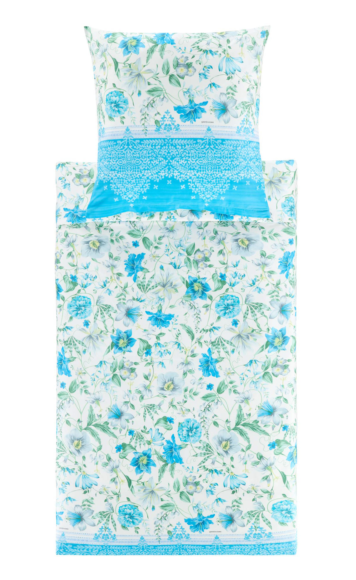 Bassetti Satin Bettwäsche CASABLANCA | C1 Celeste