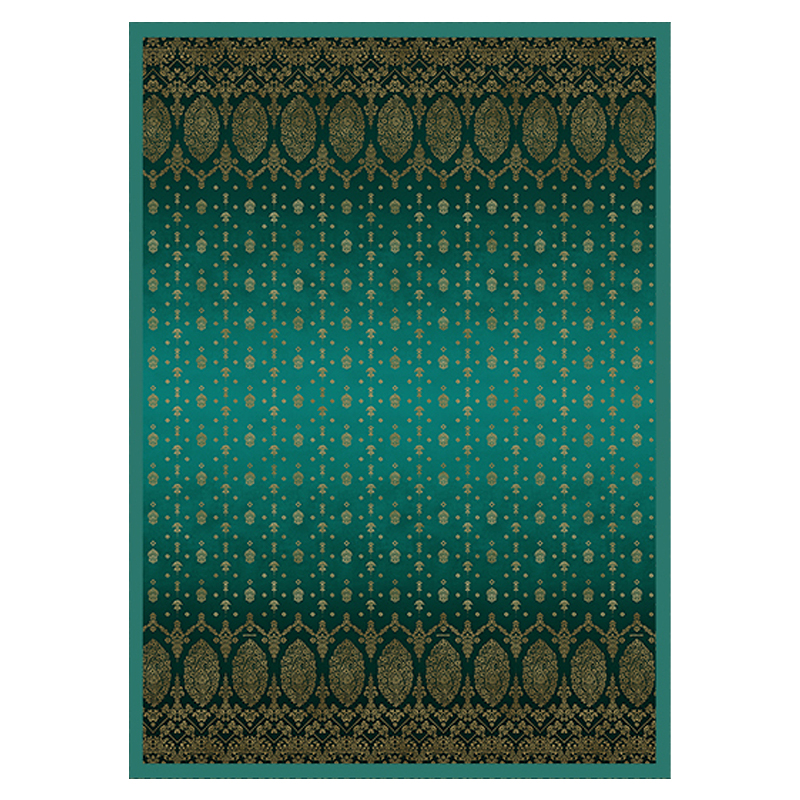 Bassetti Plaid GOLD DECOR | V1 Smaragdgrün