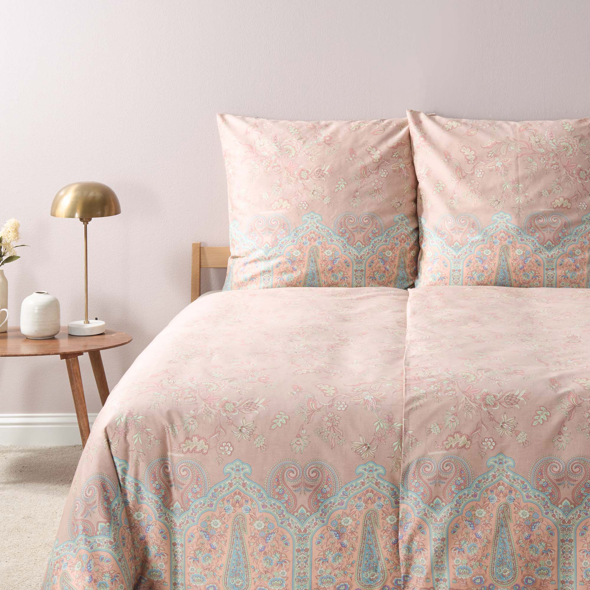 Bassetti Satin Bettwäsche INDIAN ROSES | 41 Elfenbein