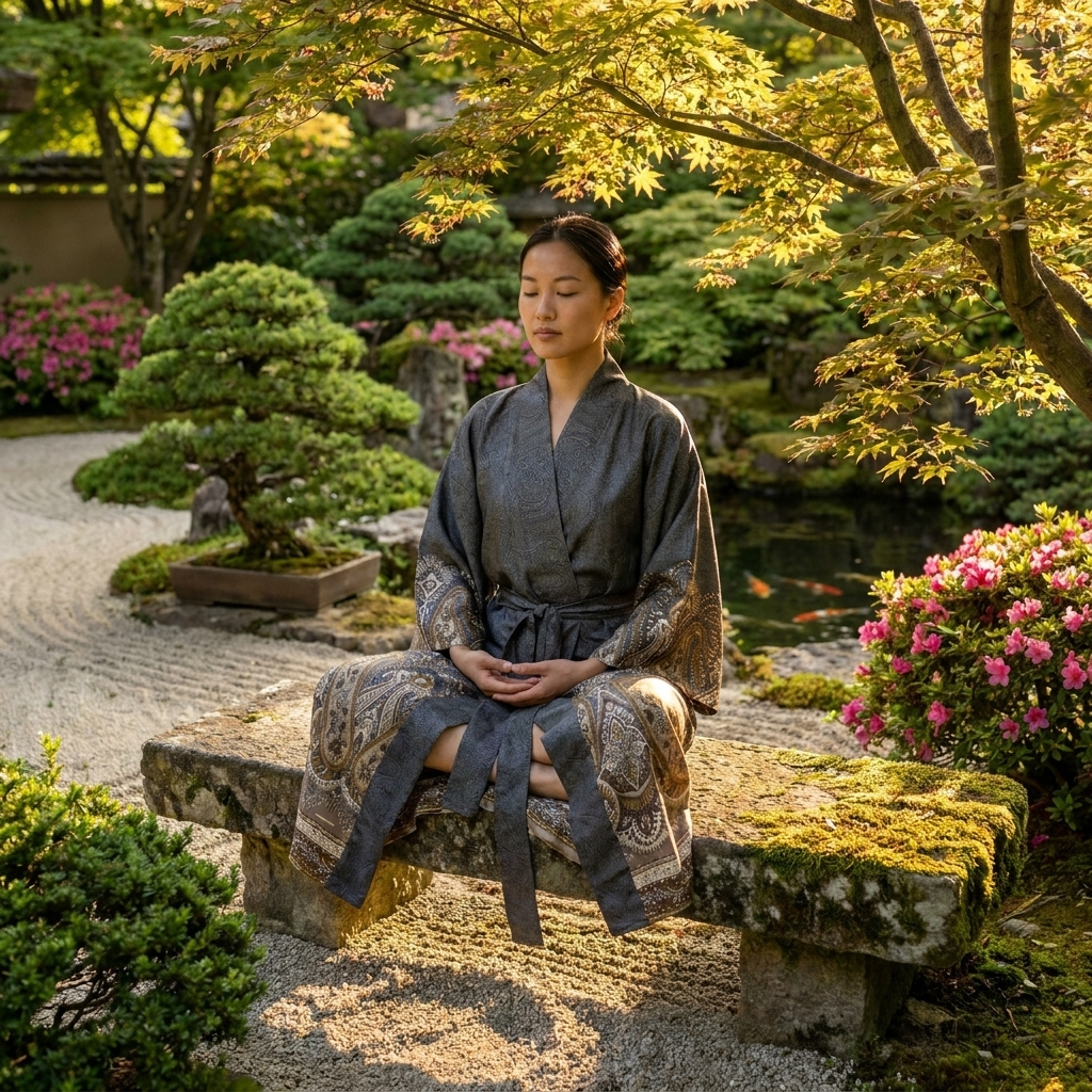 Bassetti Kimono SABBIONETA | G1 Grau