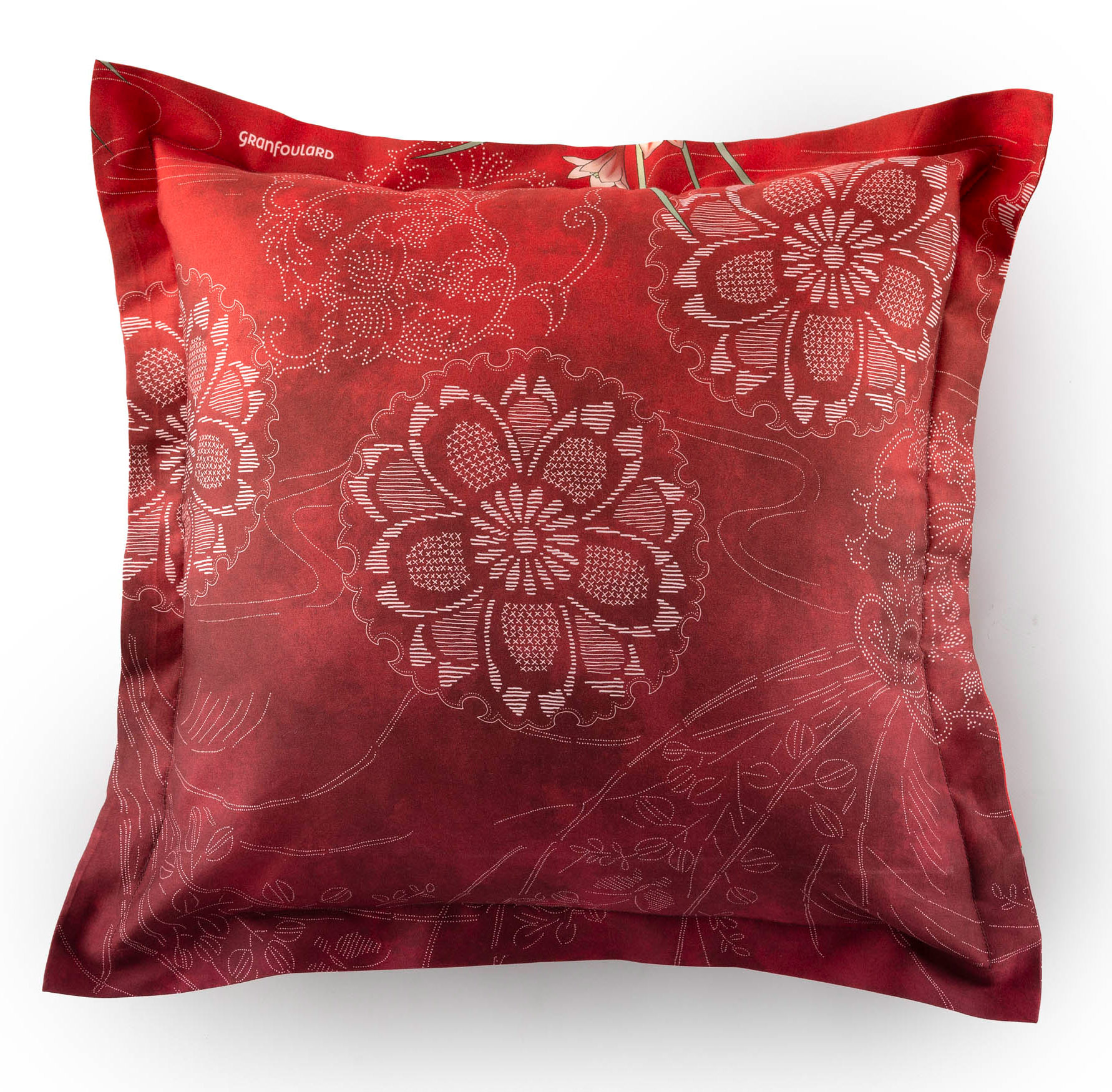 Bassetti Satin Kissenhülle zu BW ESPERIDI | R1 Rot