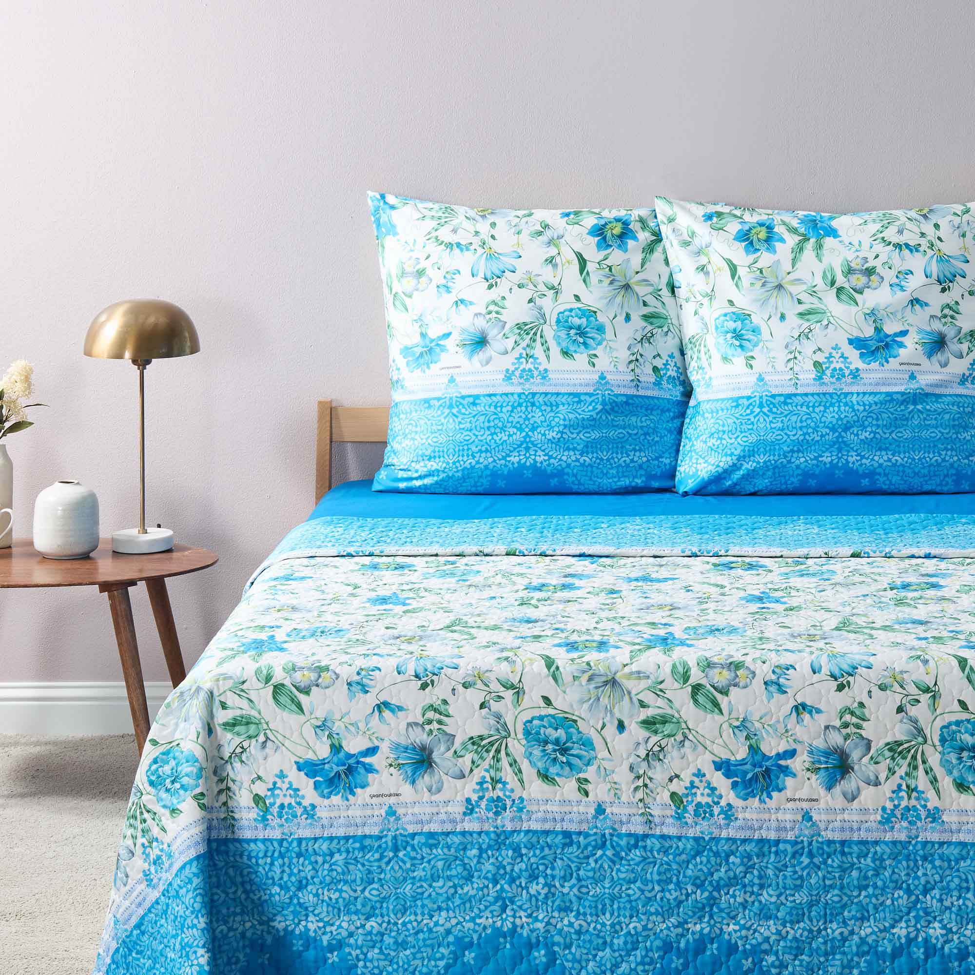 Bassetti Tagesdecke CASABLANCA | C1 Celeste