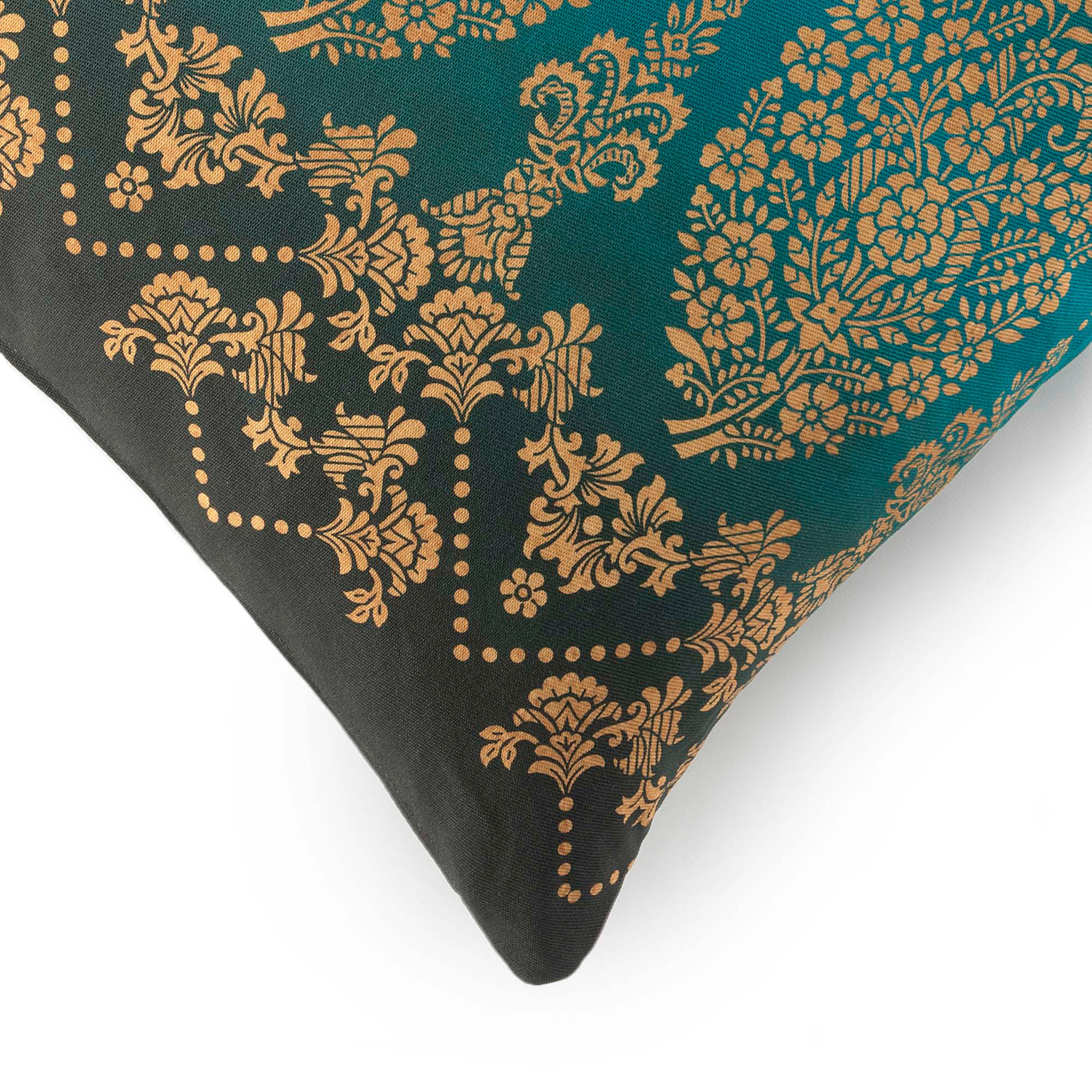 Bassetti Kissenhülle Twill GOLD DECOR | V1 Smaragdgrün 50 x