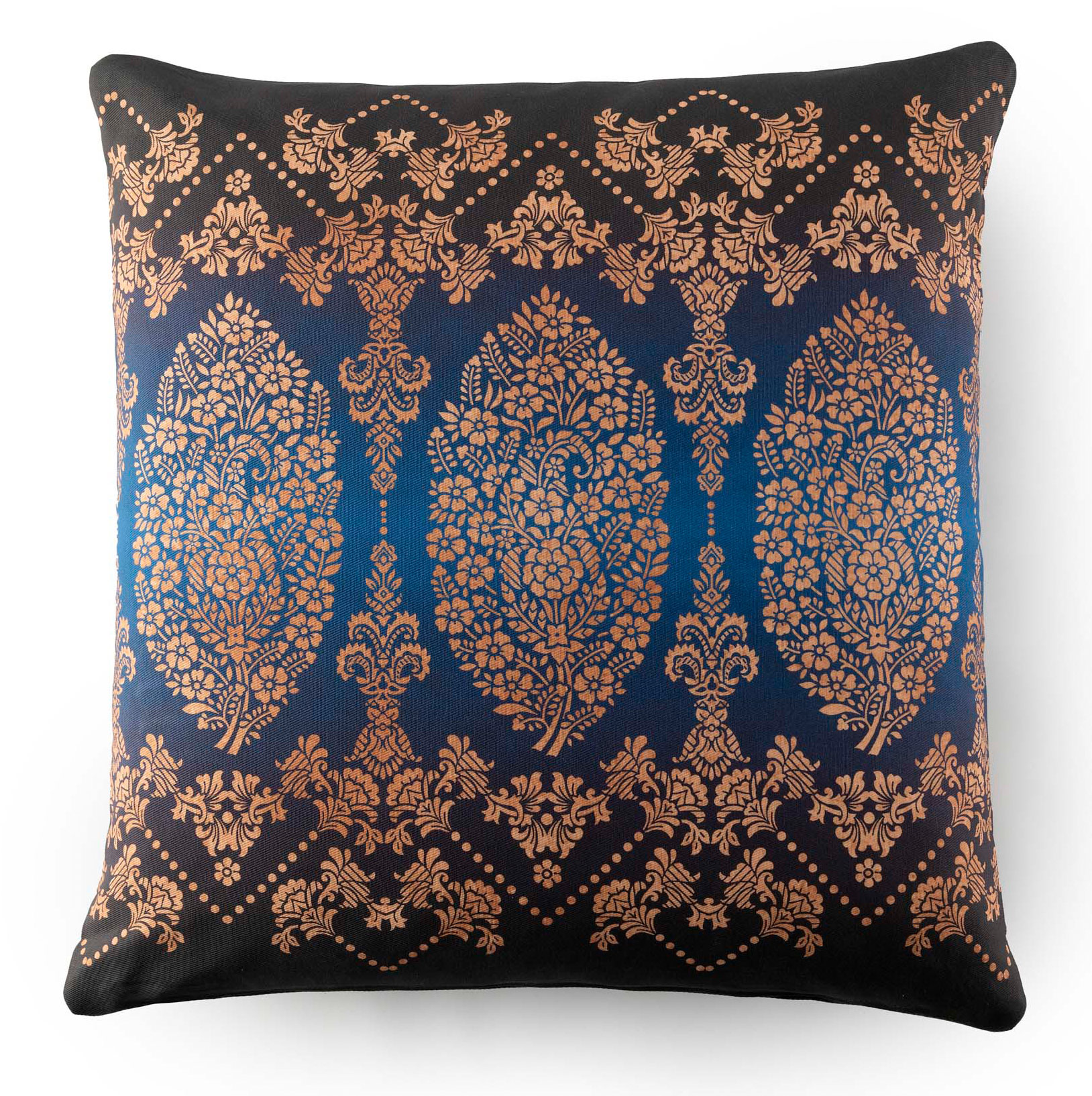 Bassetti Kissenhülle Twill GOLD DECOR | B1 Blau 50 x 50