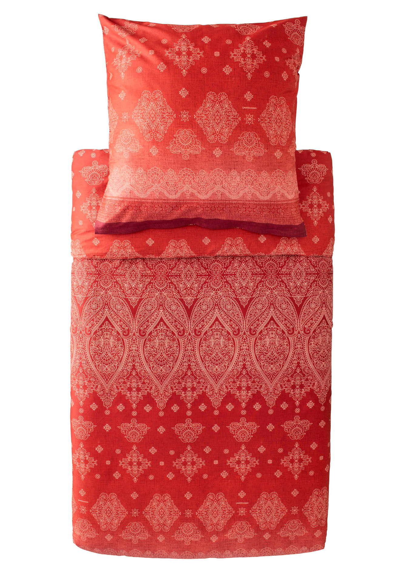Bassetti Satin Bettwäsche KERALA | R1 Bordeaux AT