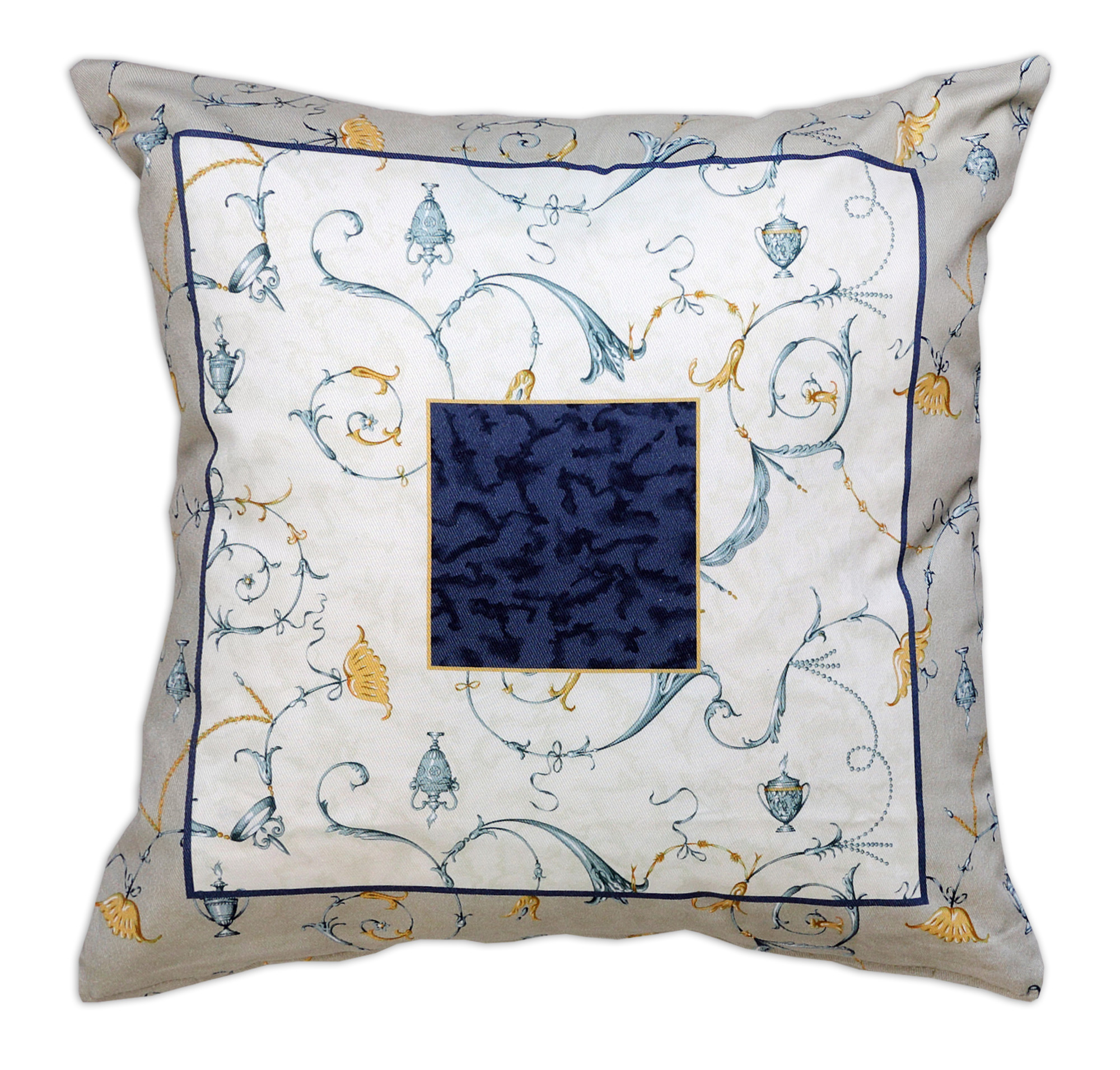 Bassetti Kissenhülle Twill OPLONTIS | B3 Blau 40 x 40