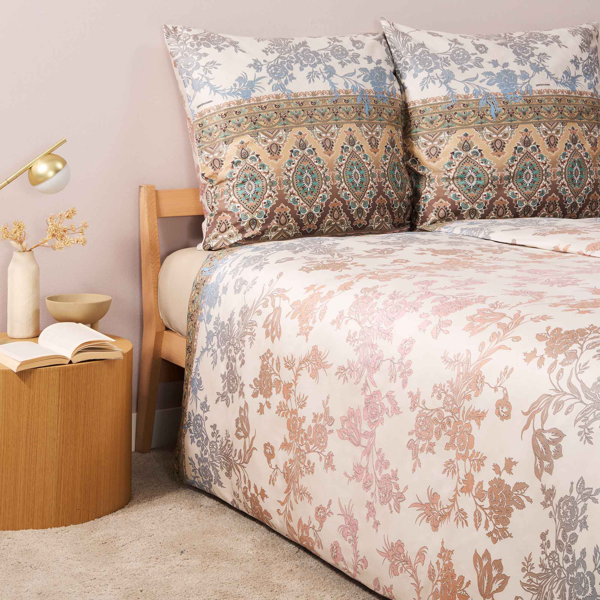 Bassetti Satin Bettwäsche AGRIGENTO | 42 Beige